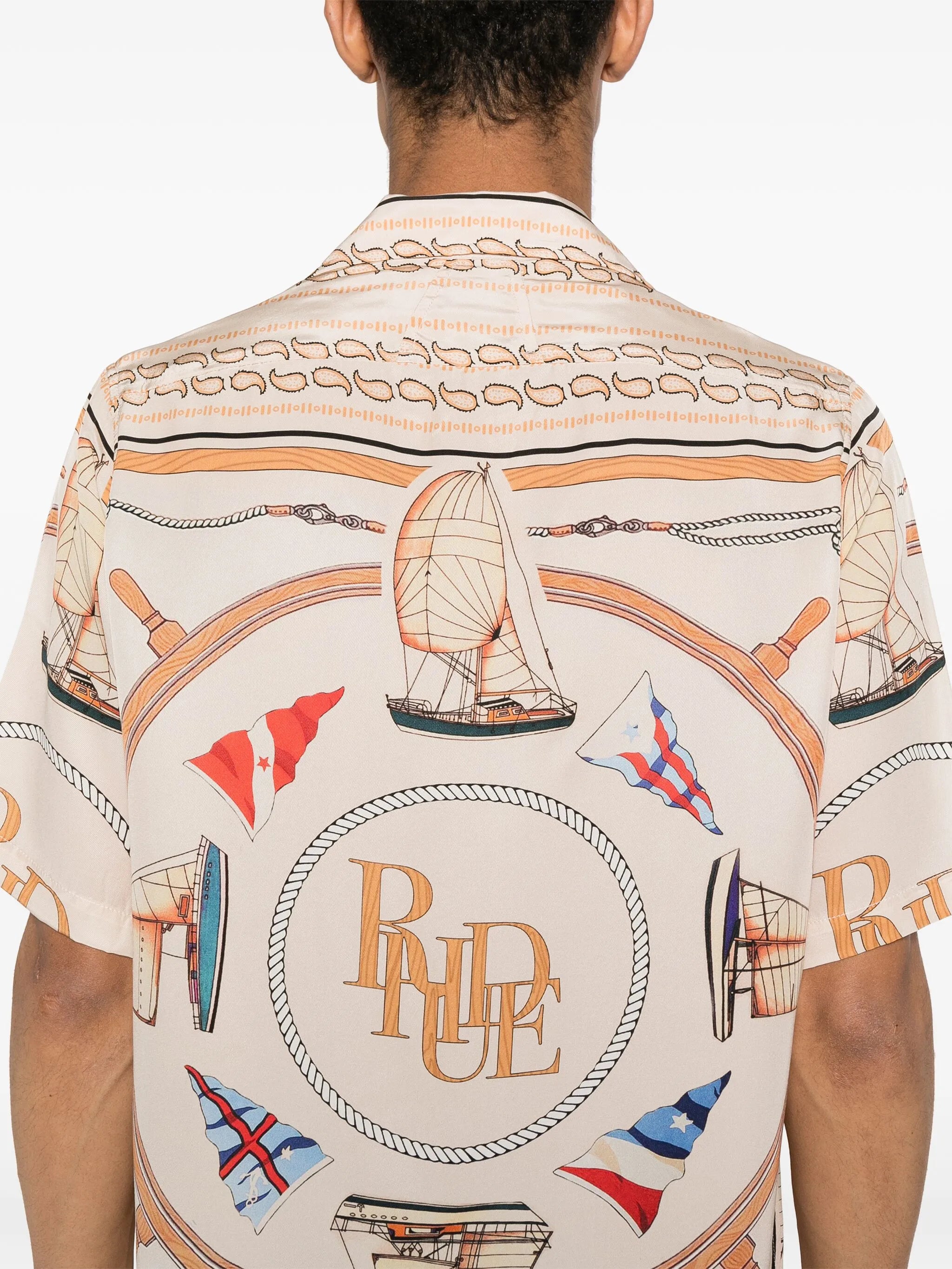 Rhude Nautica silk shirt