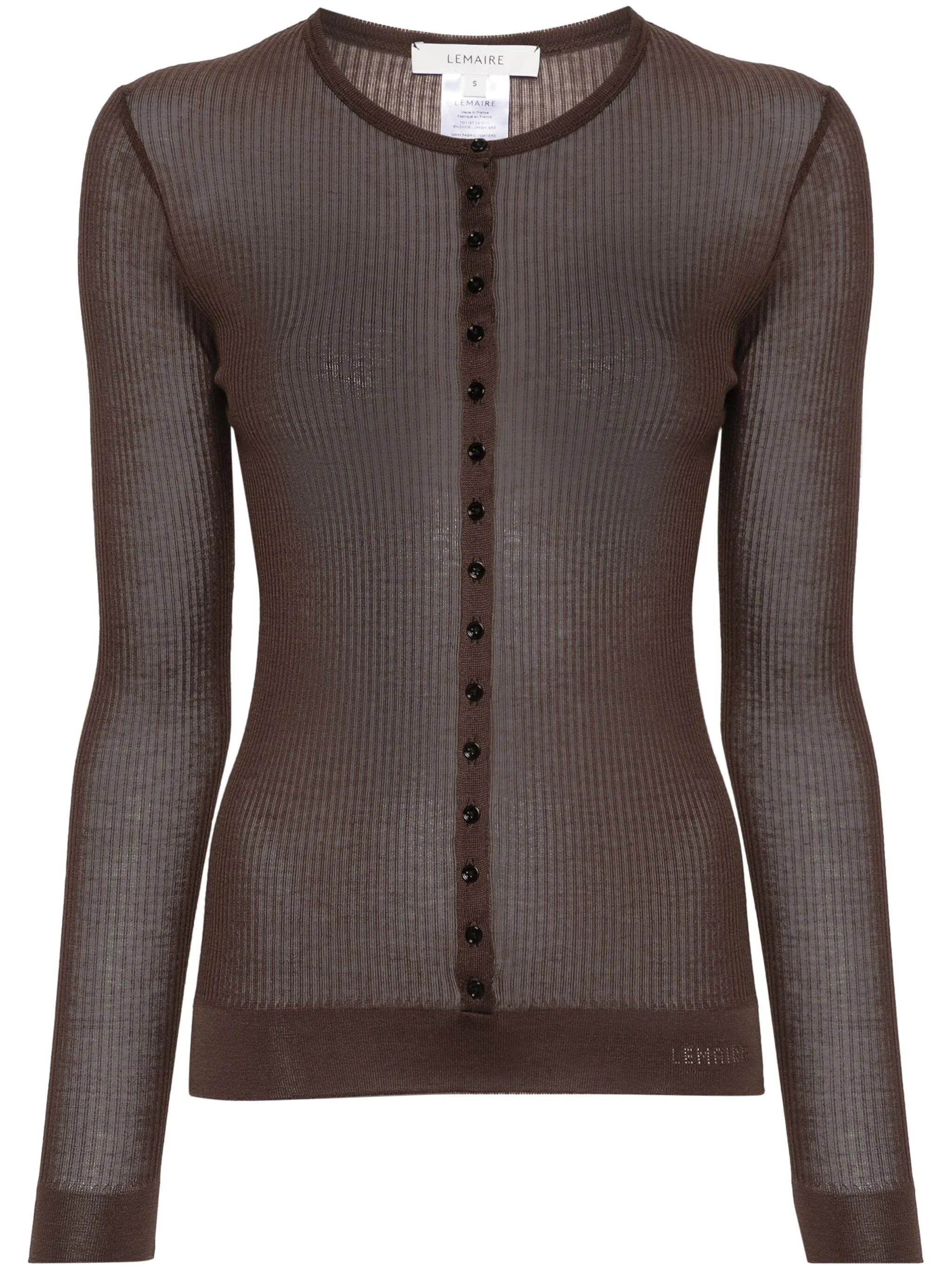 long-sleeve ribbed top