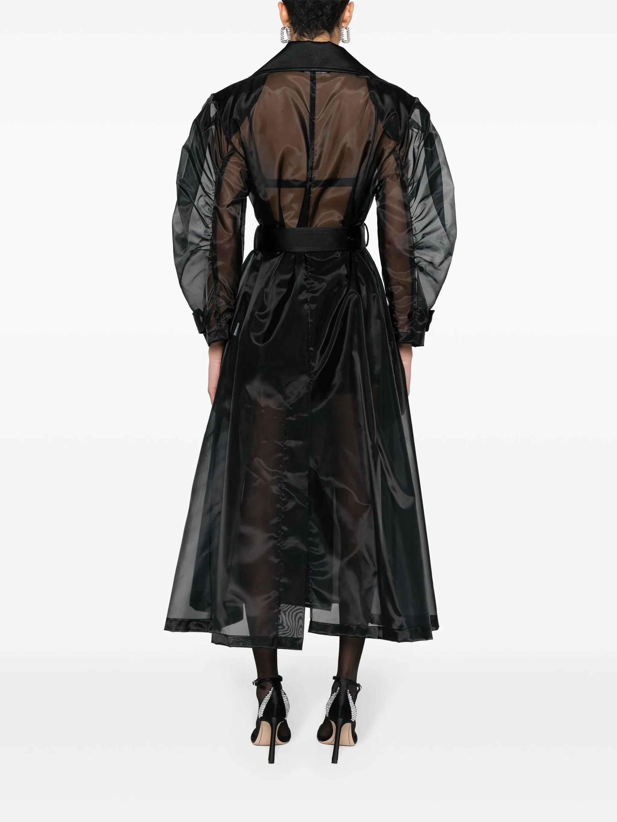 double-breasted long coat