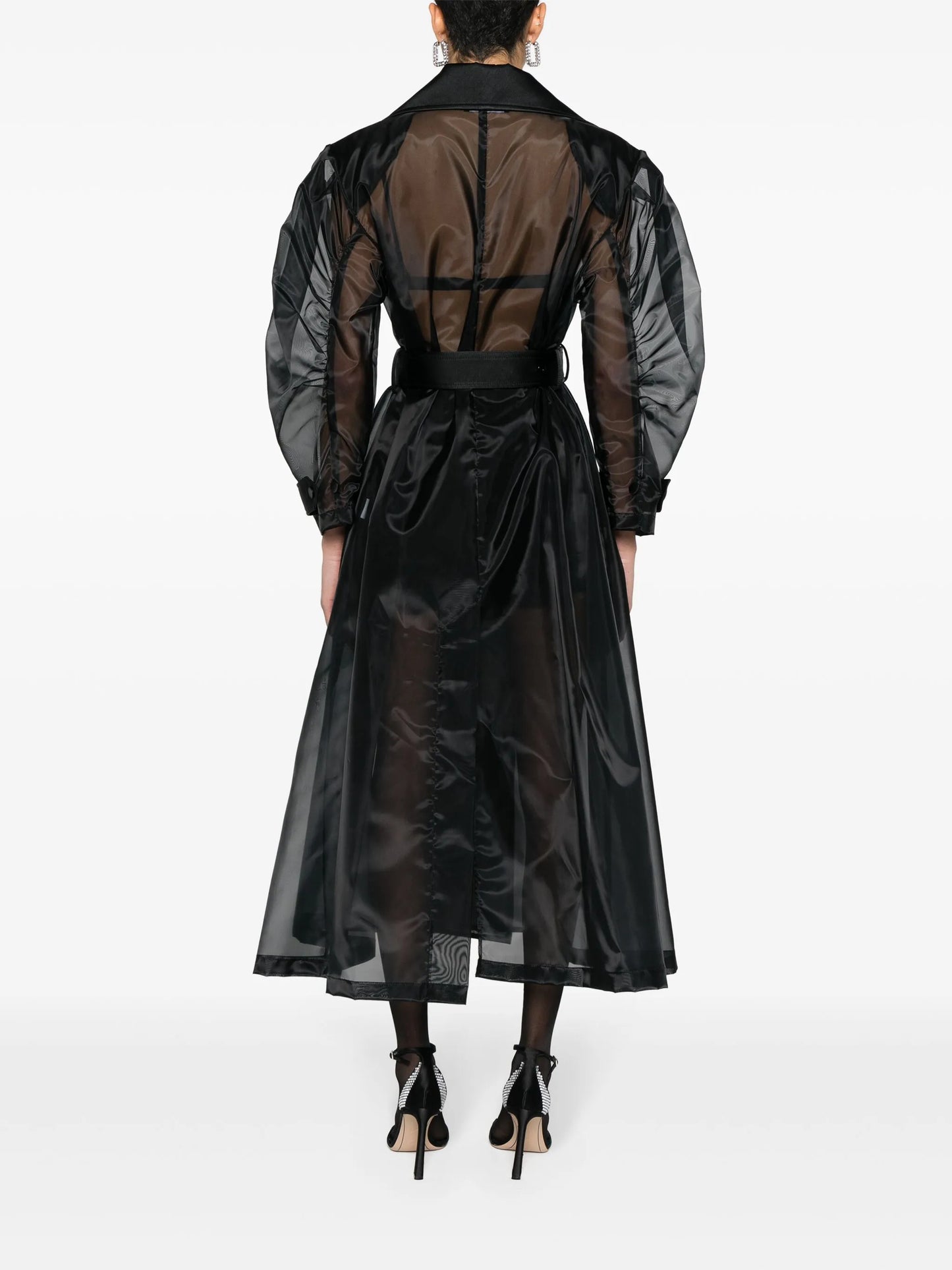 double-breasted long coat