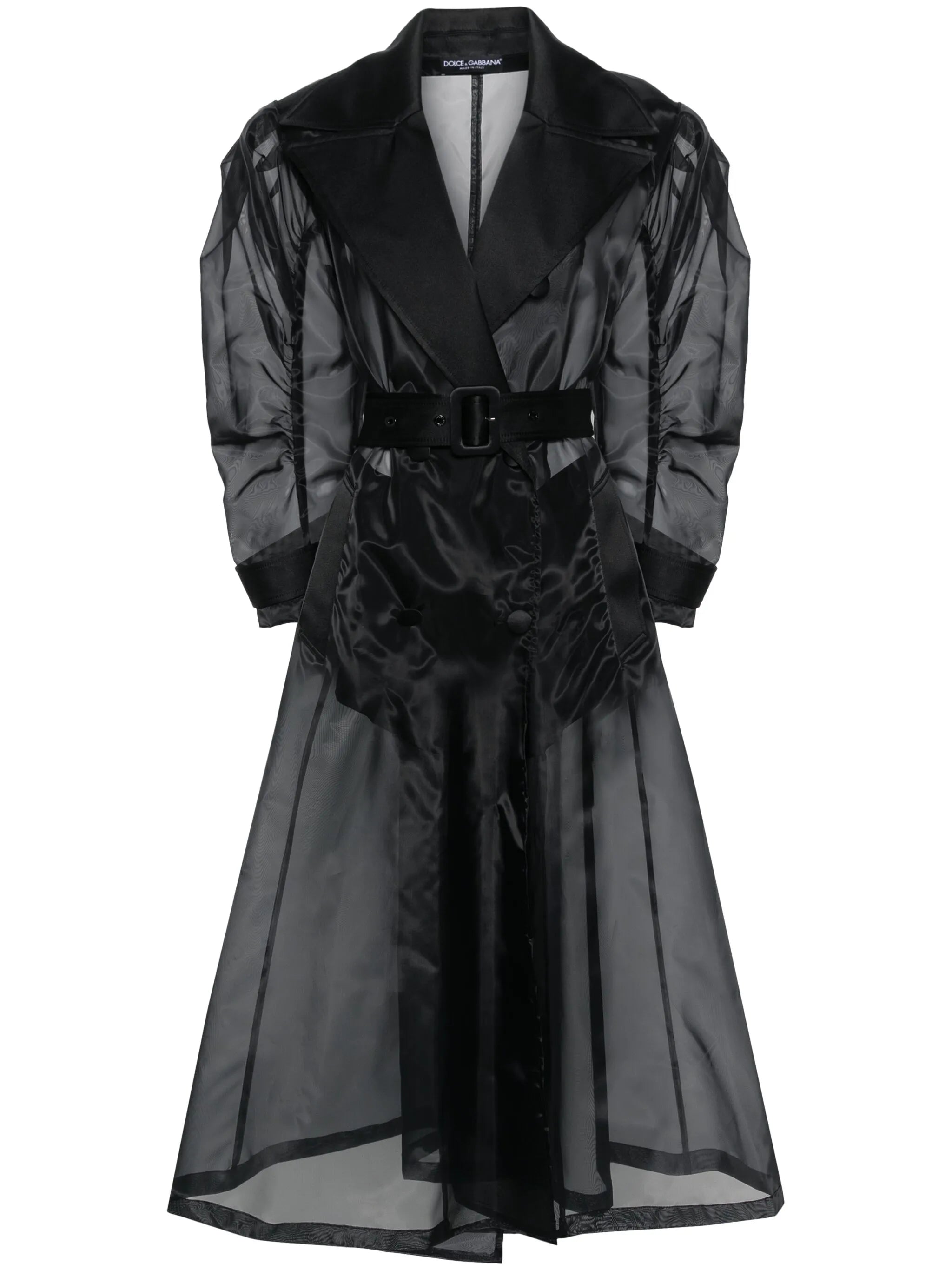double-breasted long coat