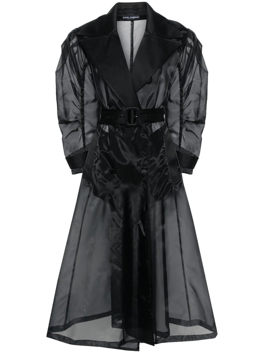 double-breasted long coat