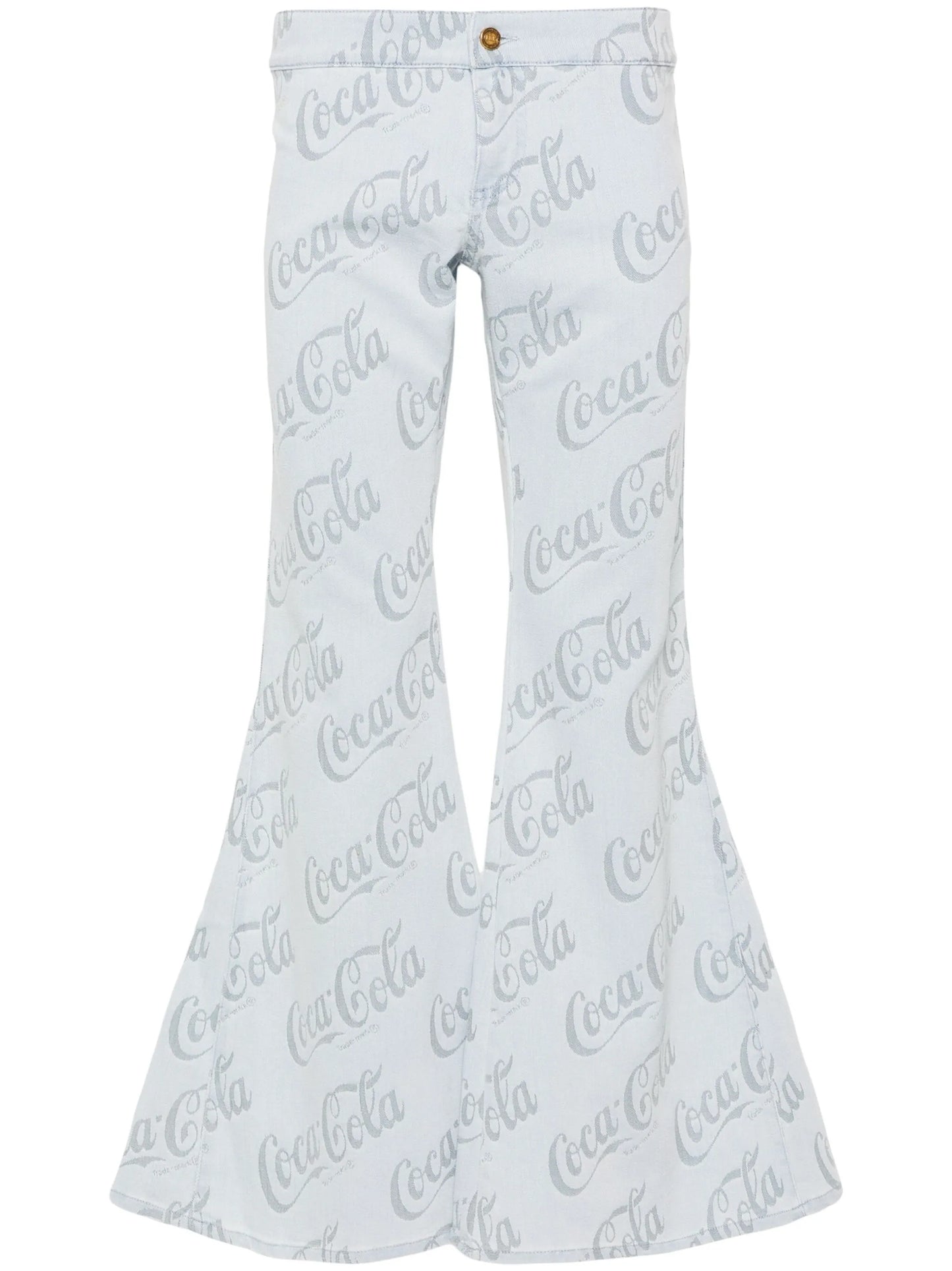 x Coca-Cola jacquard flared jeans