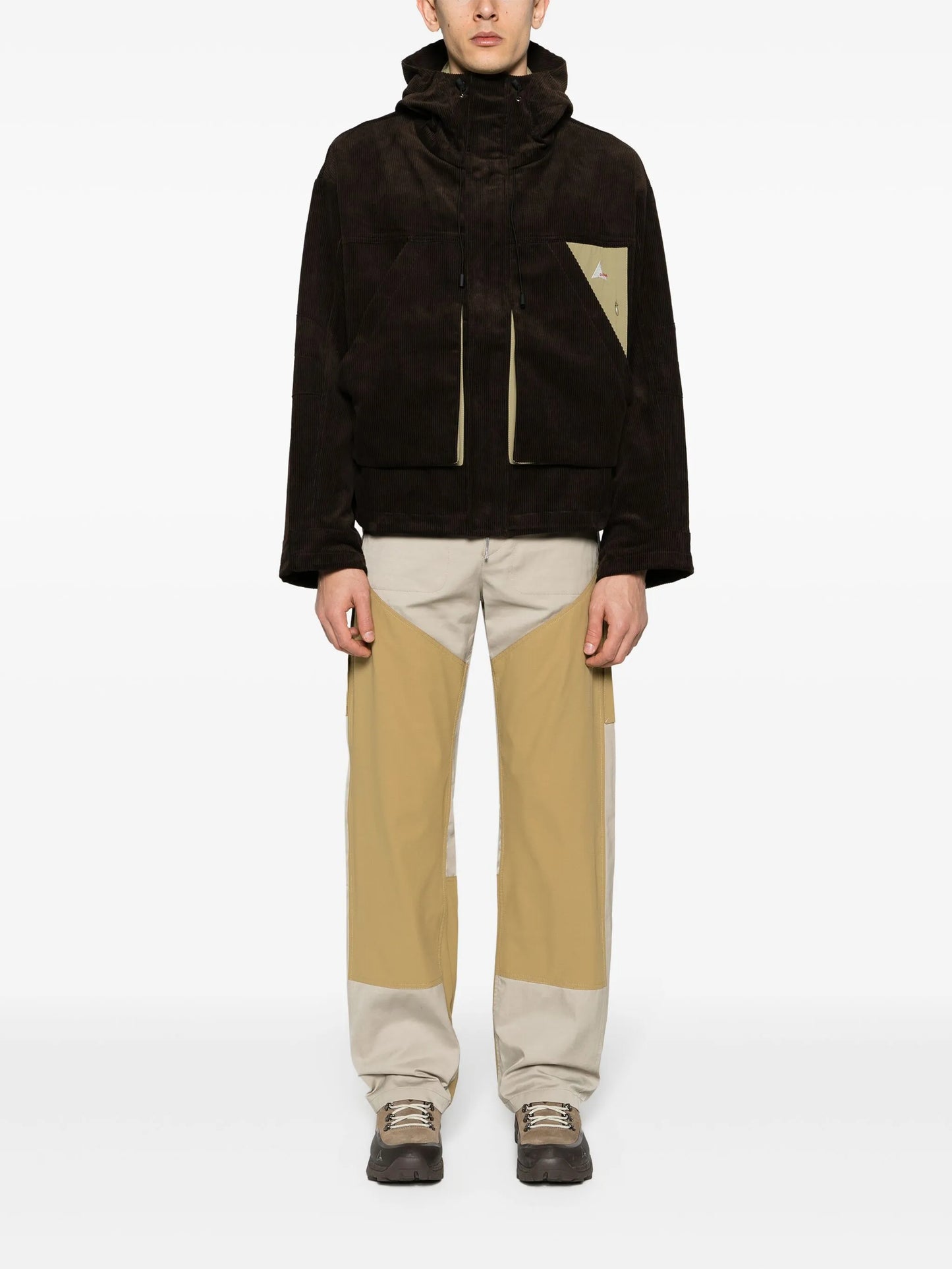 corduroy hooded jacket
