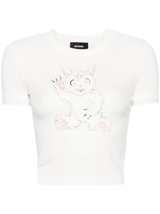 Doodle Monster short-sleeve T-shirt