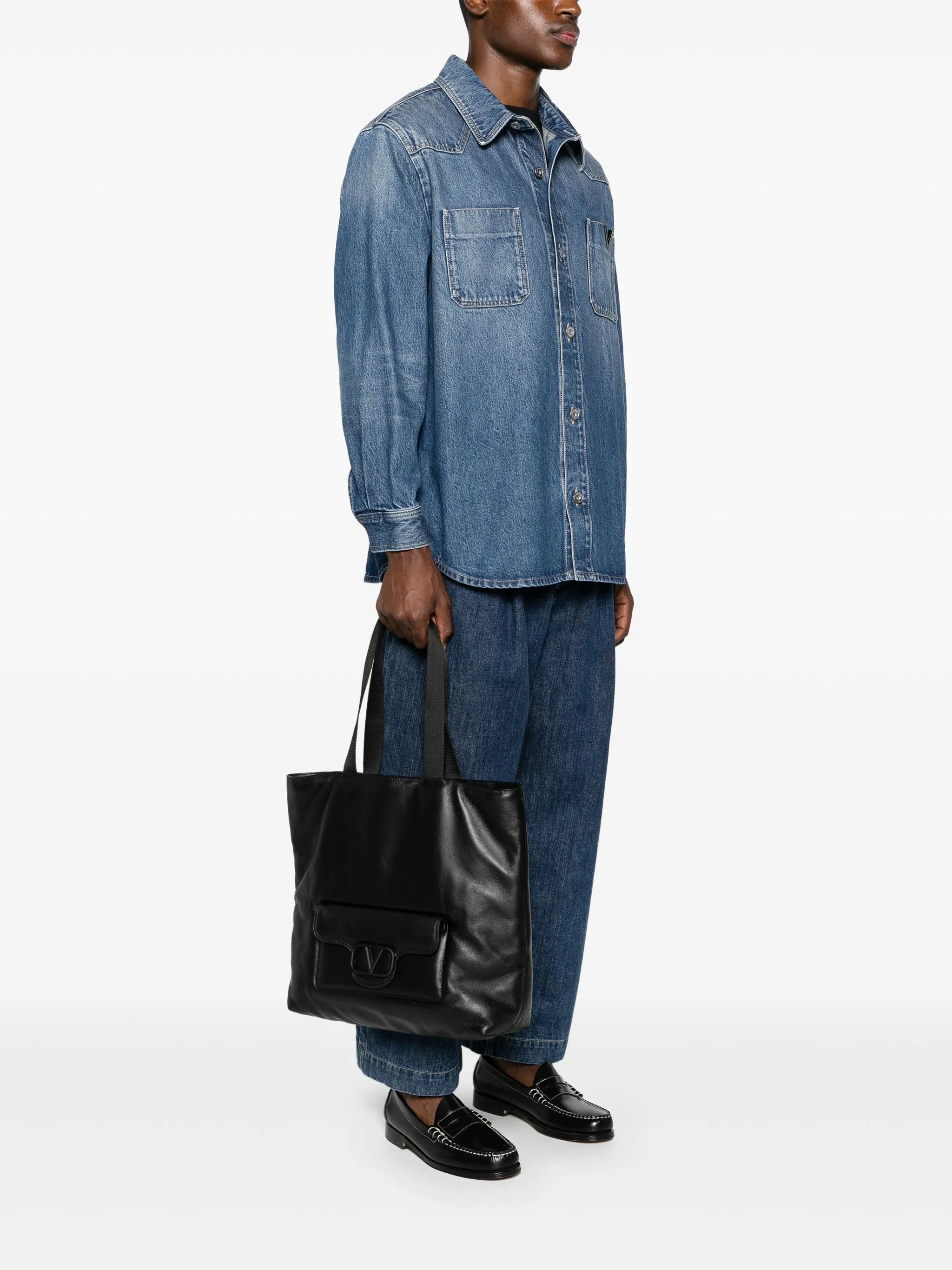 Noir tote bag
