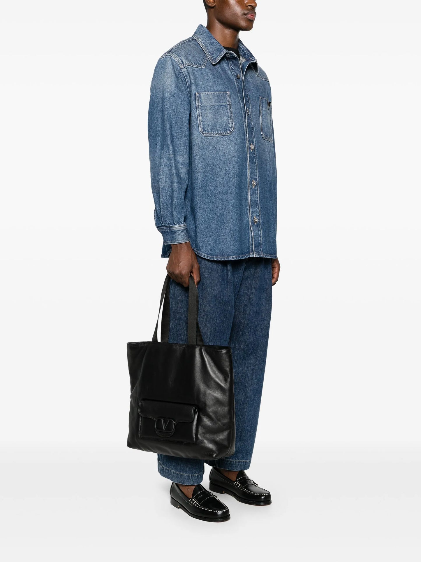 Noir tote bag