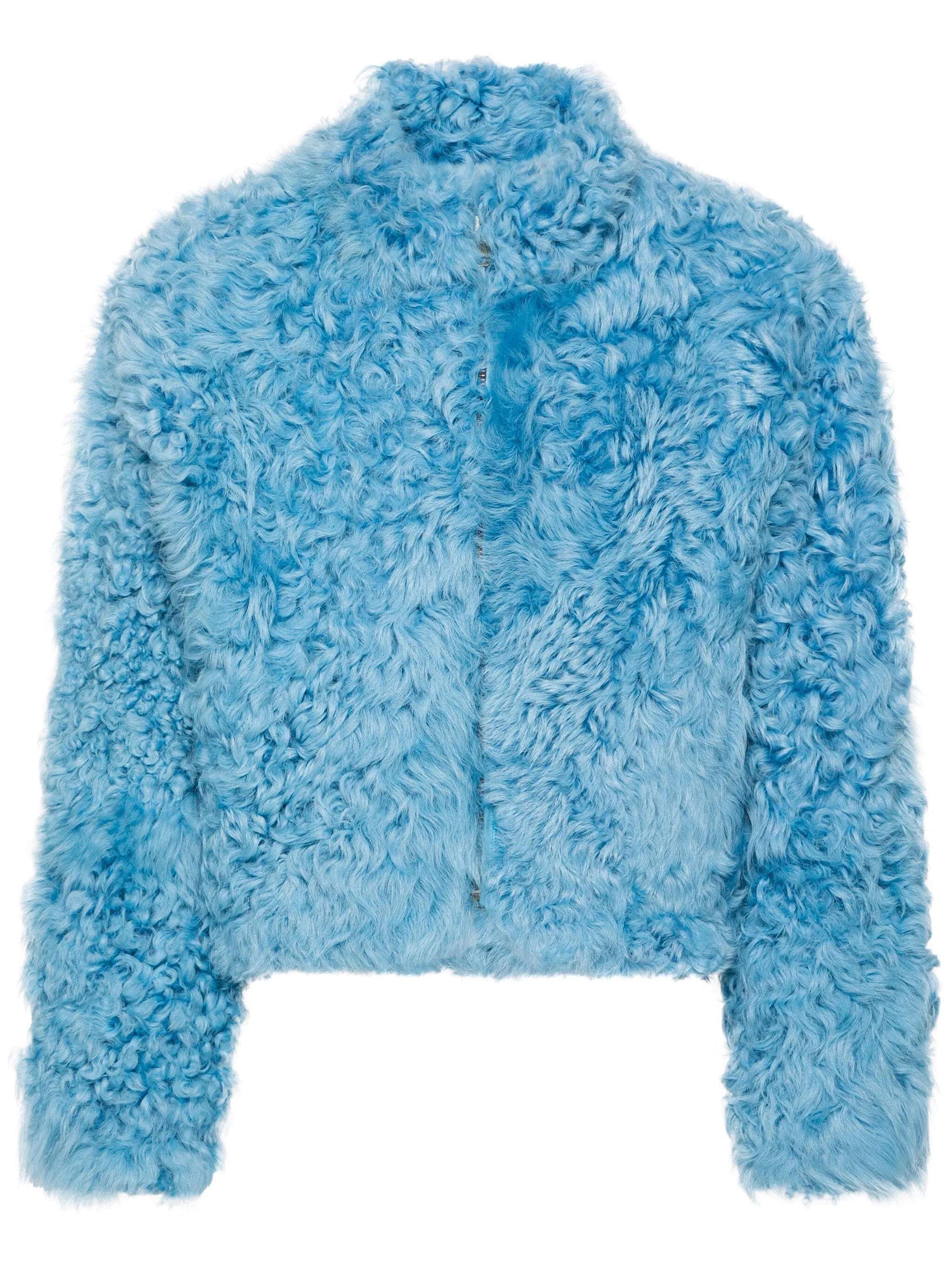 shearling varsity jacket