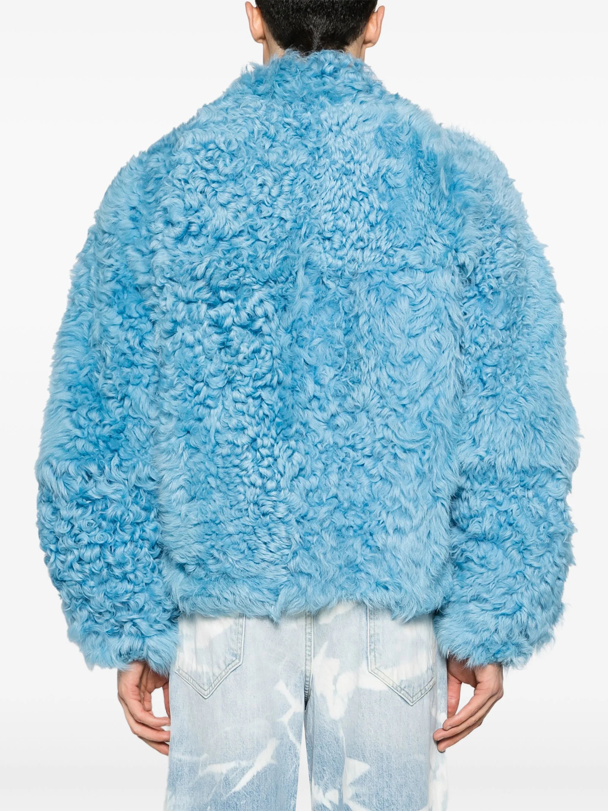 shearling varsity jacket