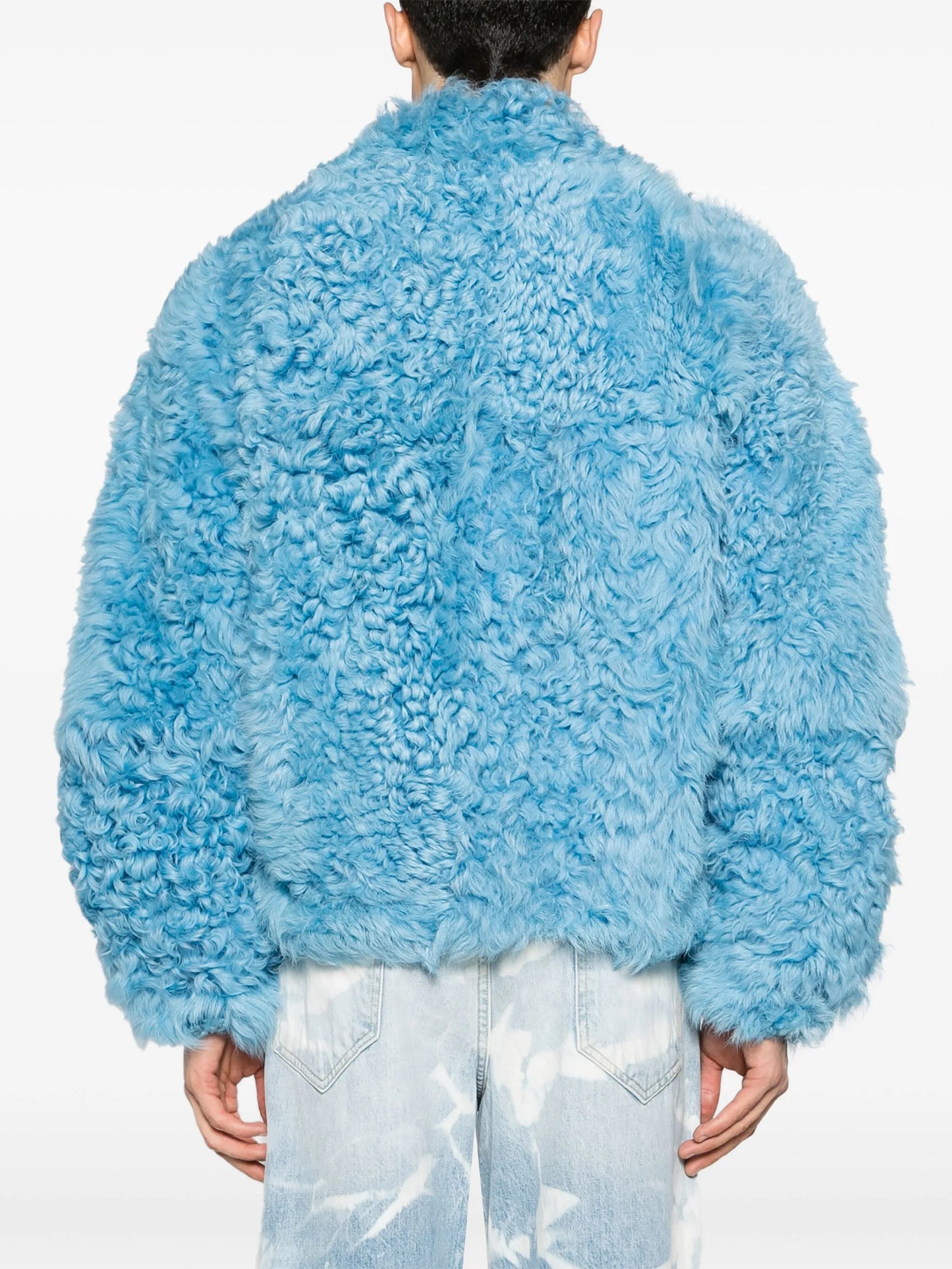 shearling varsity jacket