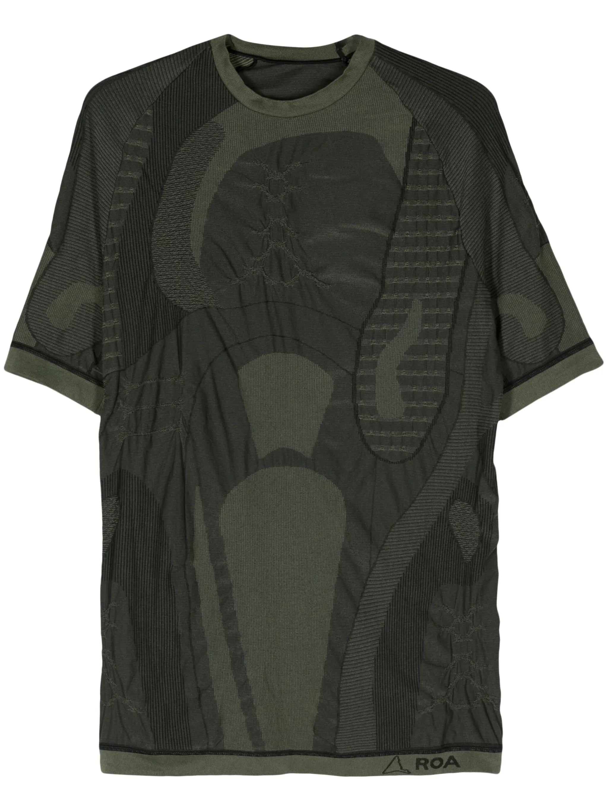 multi-pattern seamless T-shirt