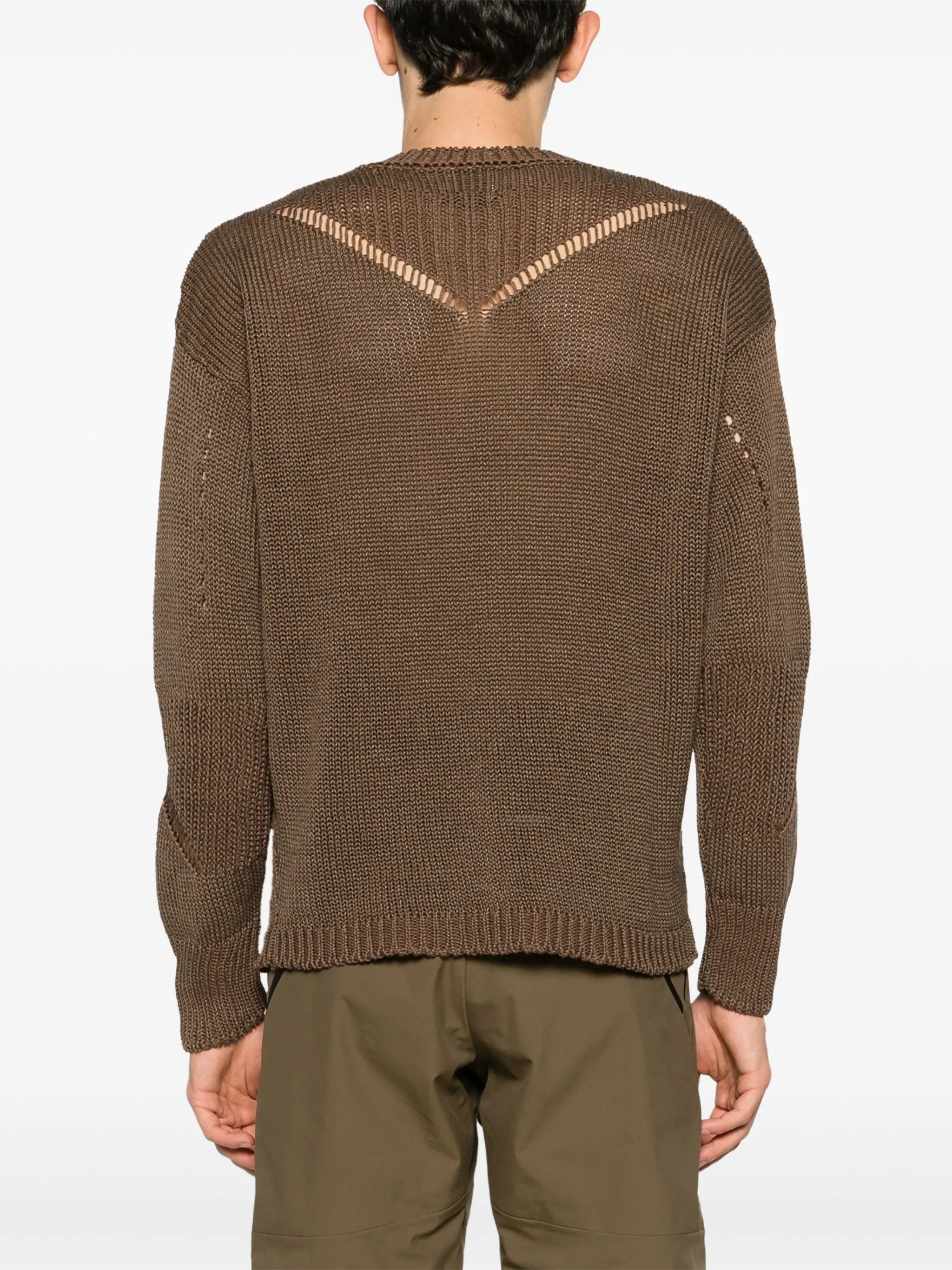 threads-detailed hemp-blend jumper