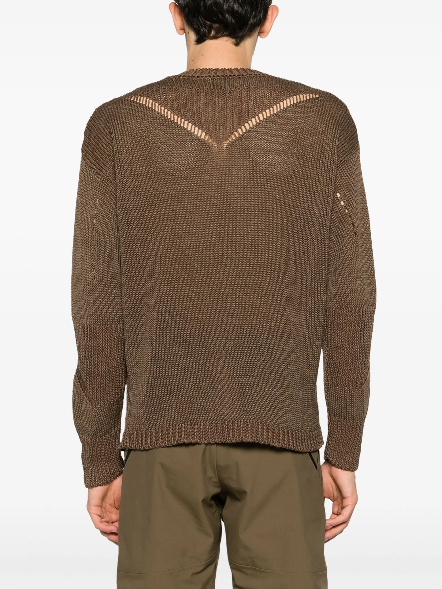 threads-detailed hemp-blend jumper