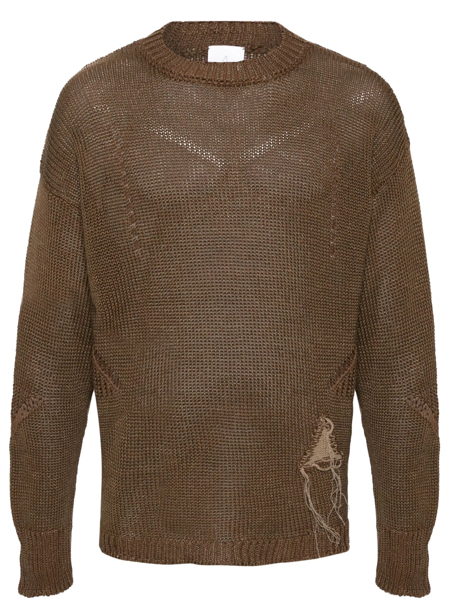 threads-detailed hemp-blend jumper
