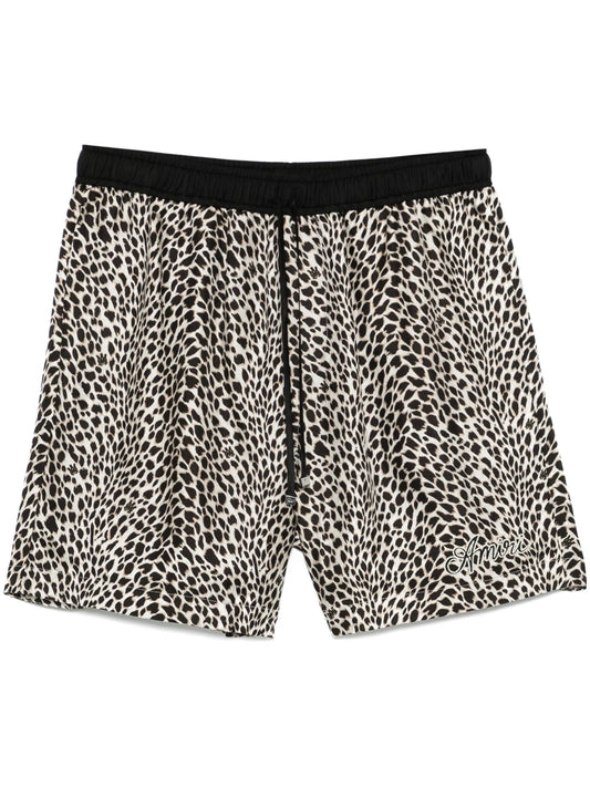 leopard shorts