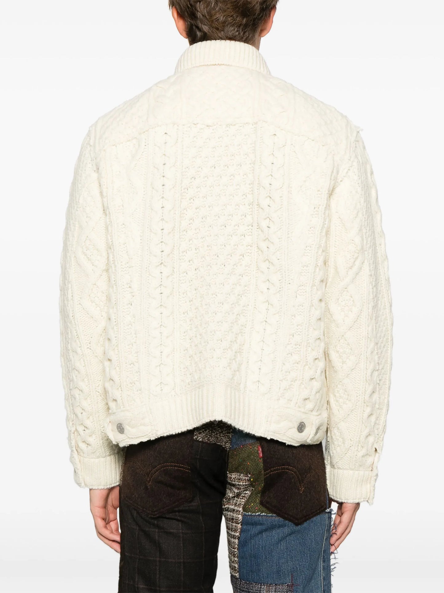 x Levi's® Aran-knit cardigan