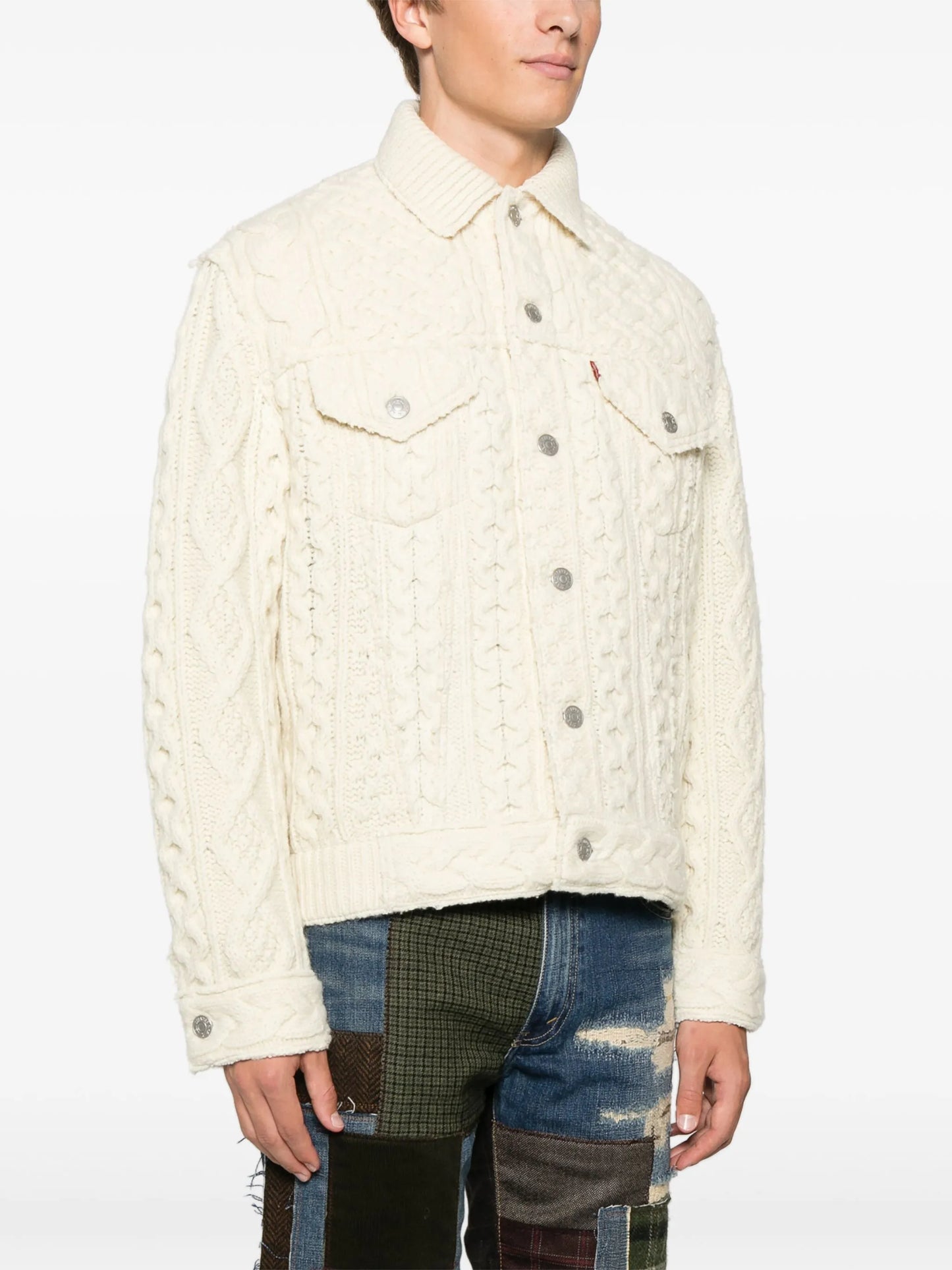 x Levi's® Aran-knit cardigan