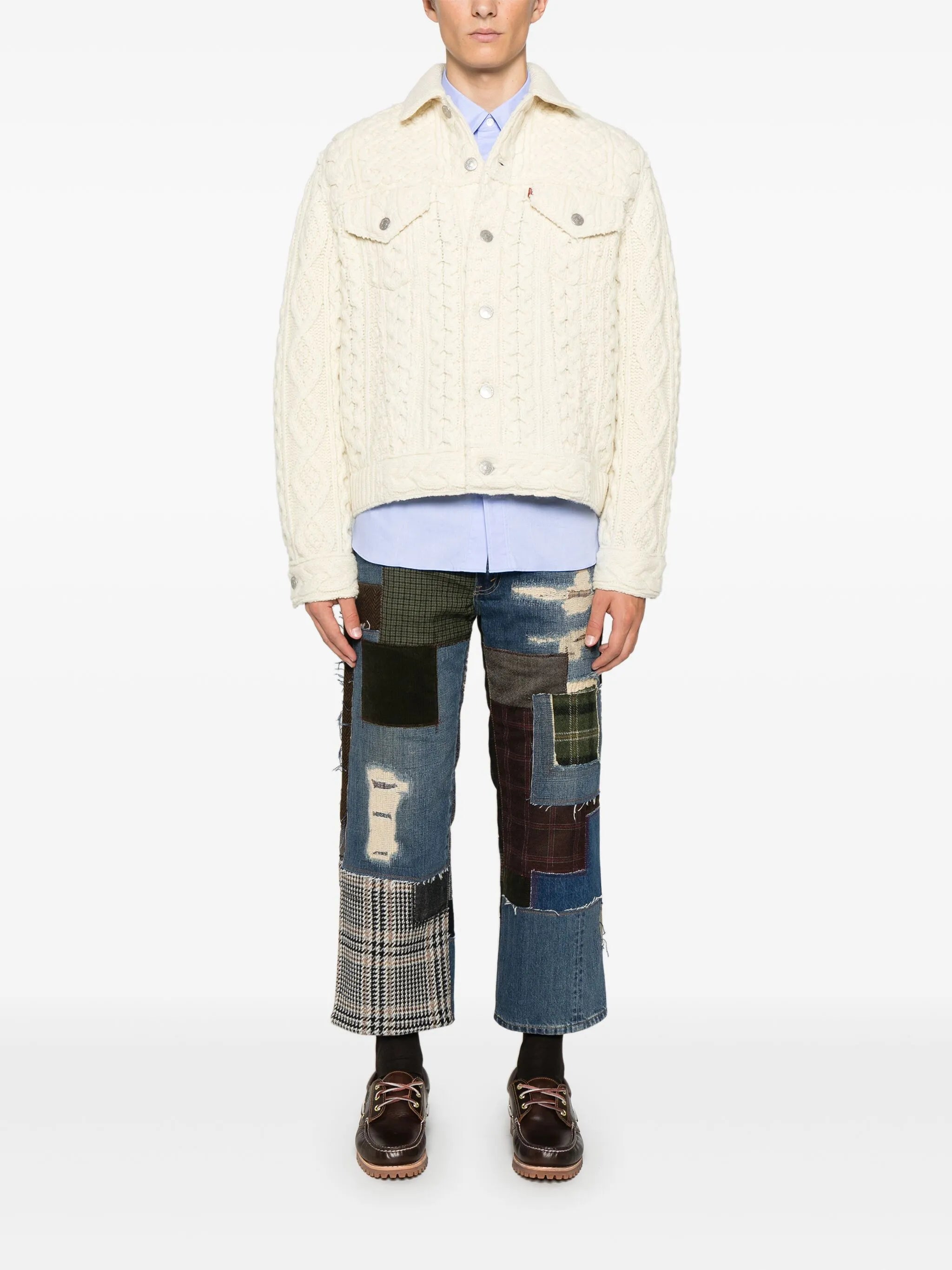 x Levi's® Aran-knit cardigan