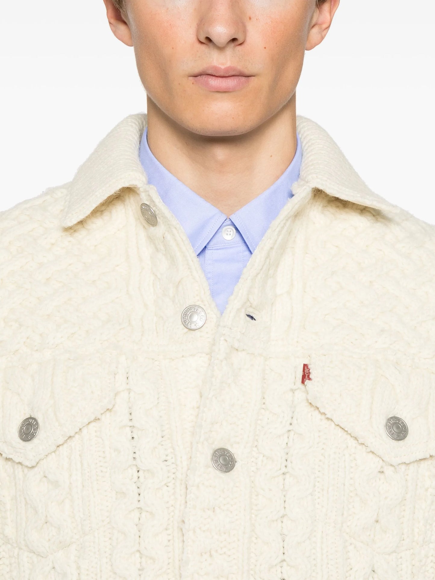 x Levi's® Aran-knit cardigan