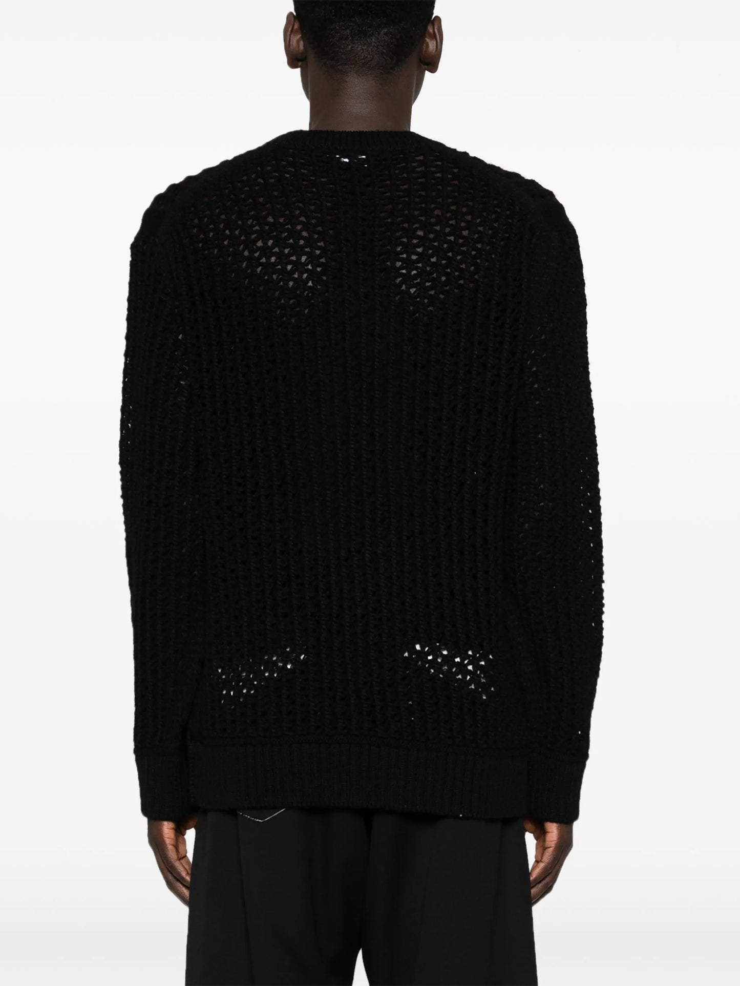 open-knit sweater