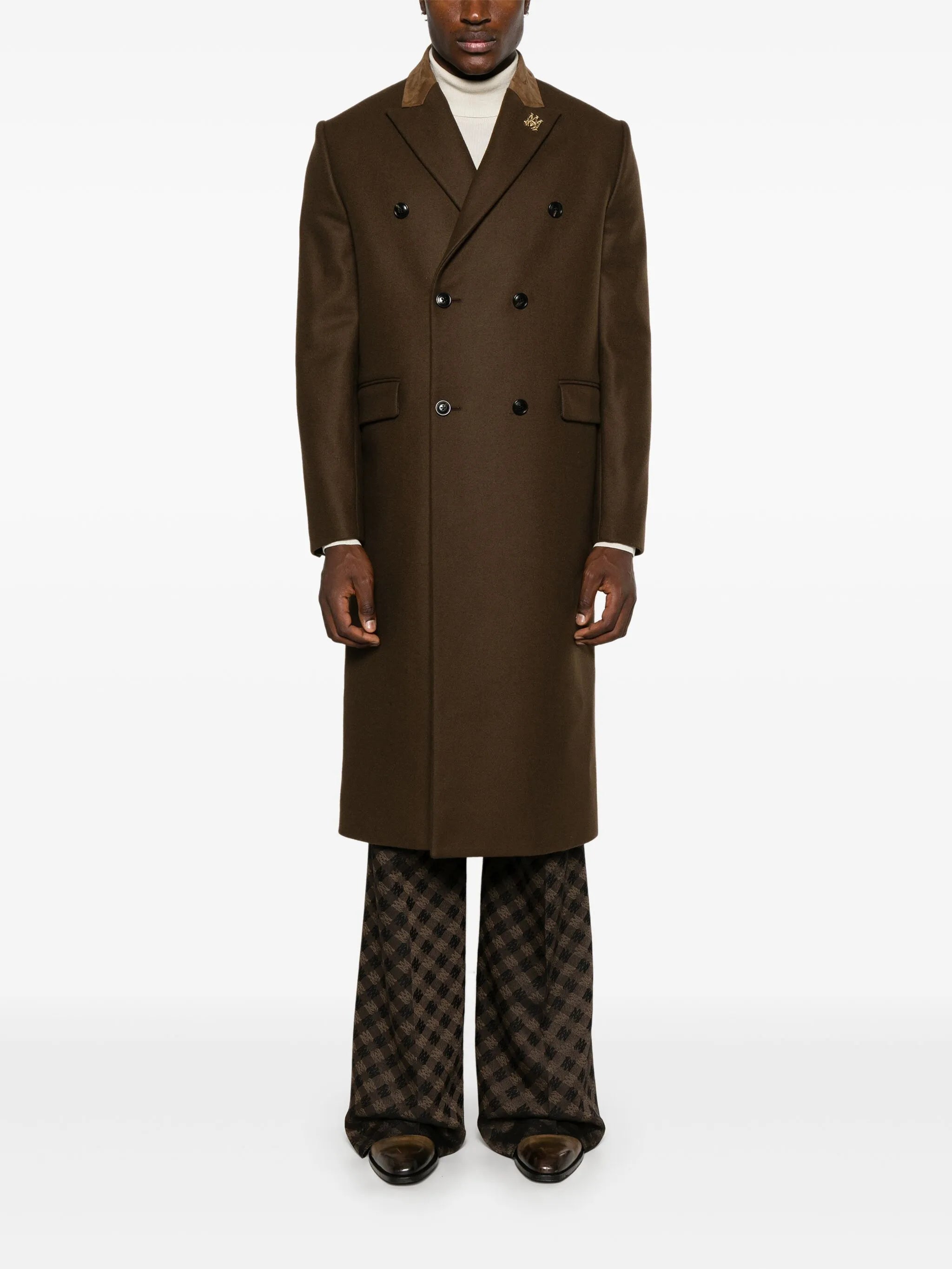 double-breasted coat