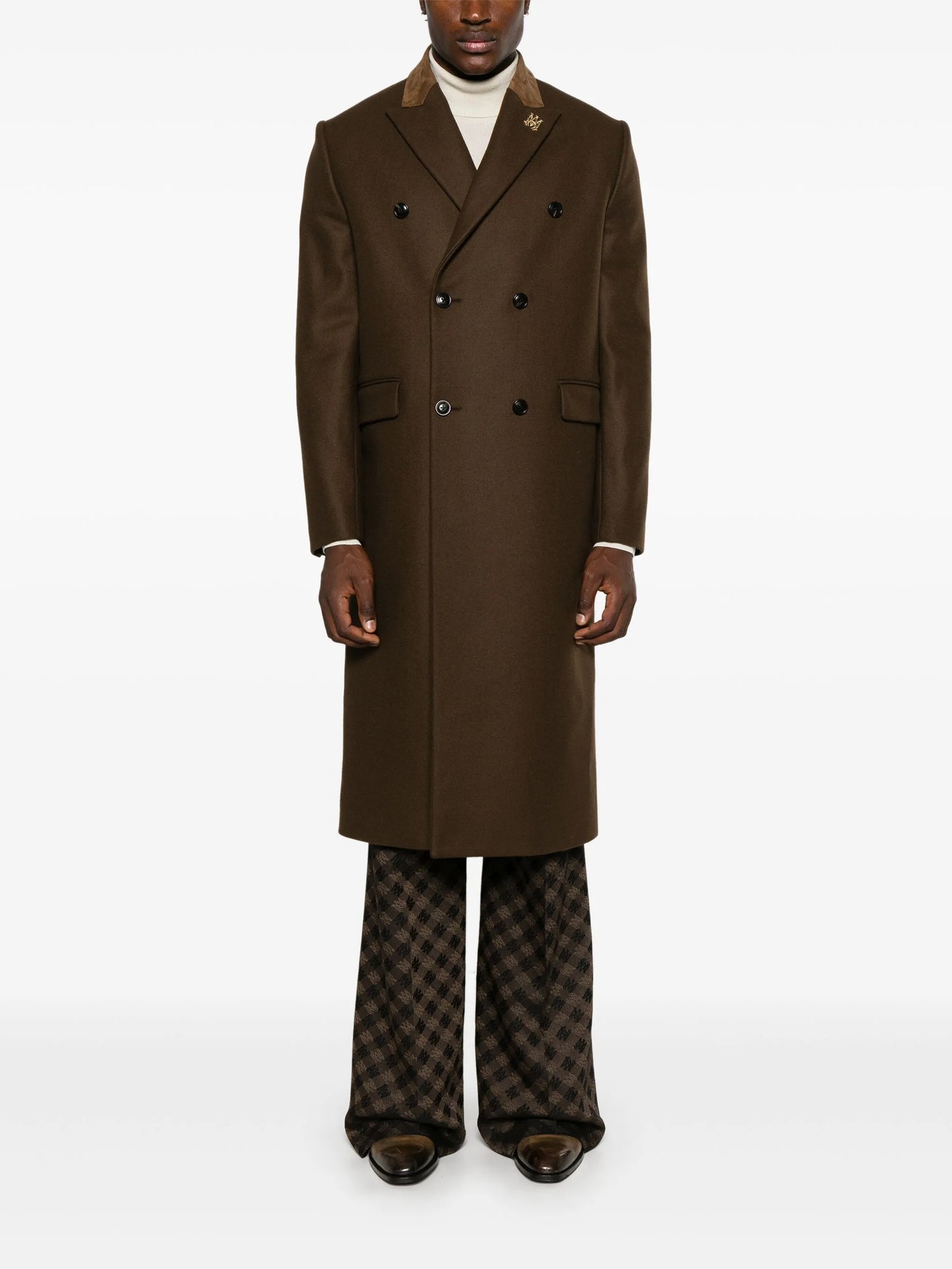 double-breasted coat
