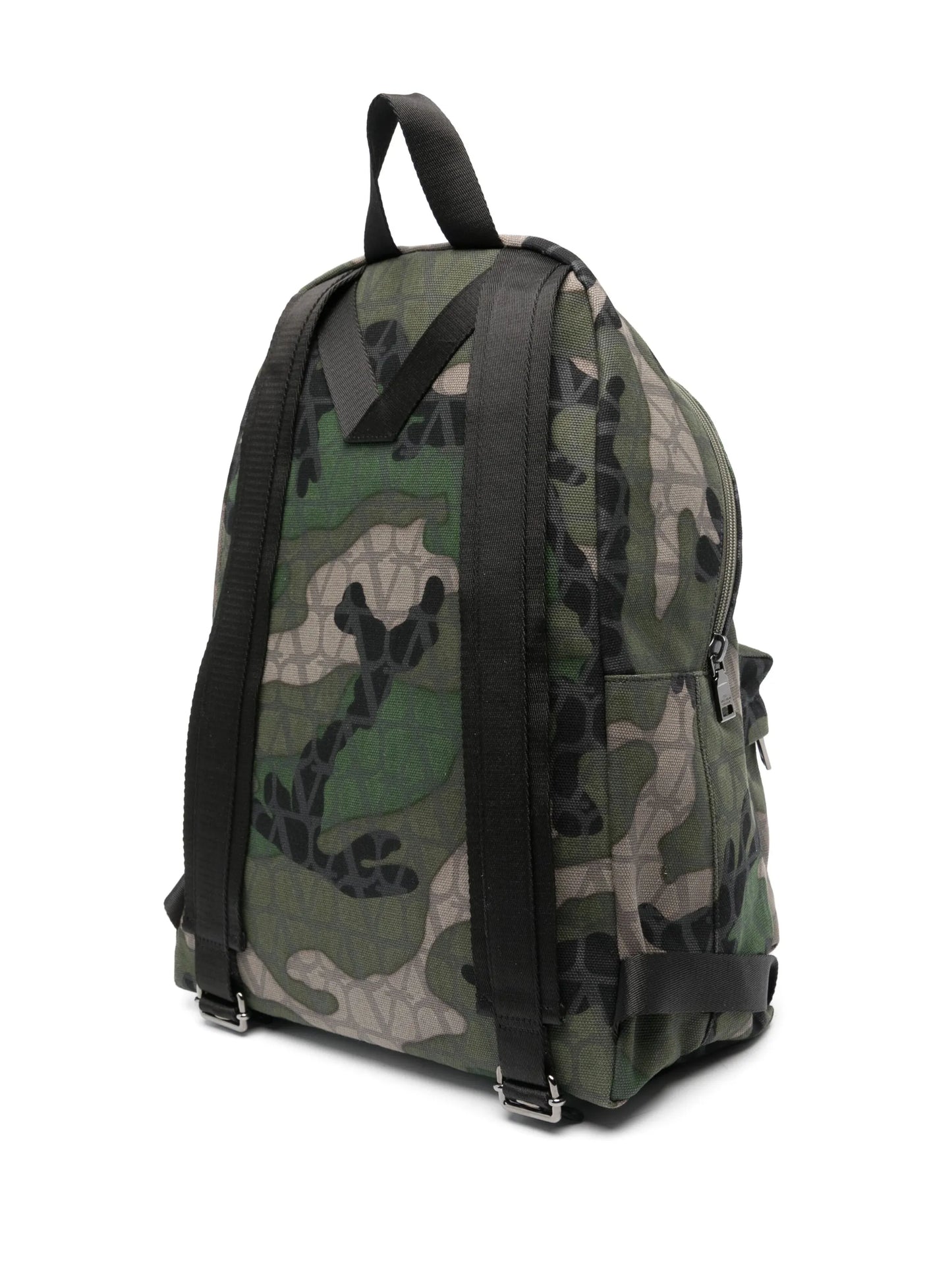 camouflage canvas backpack