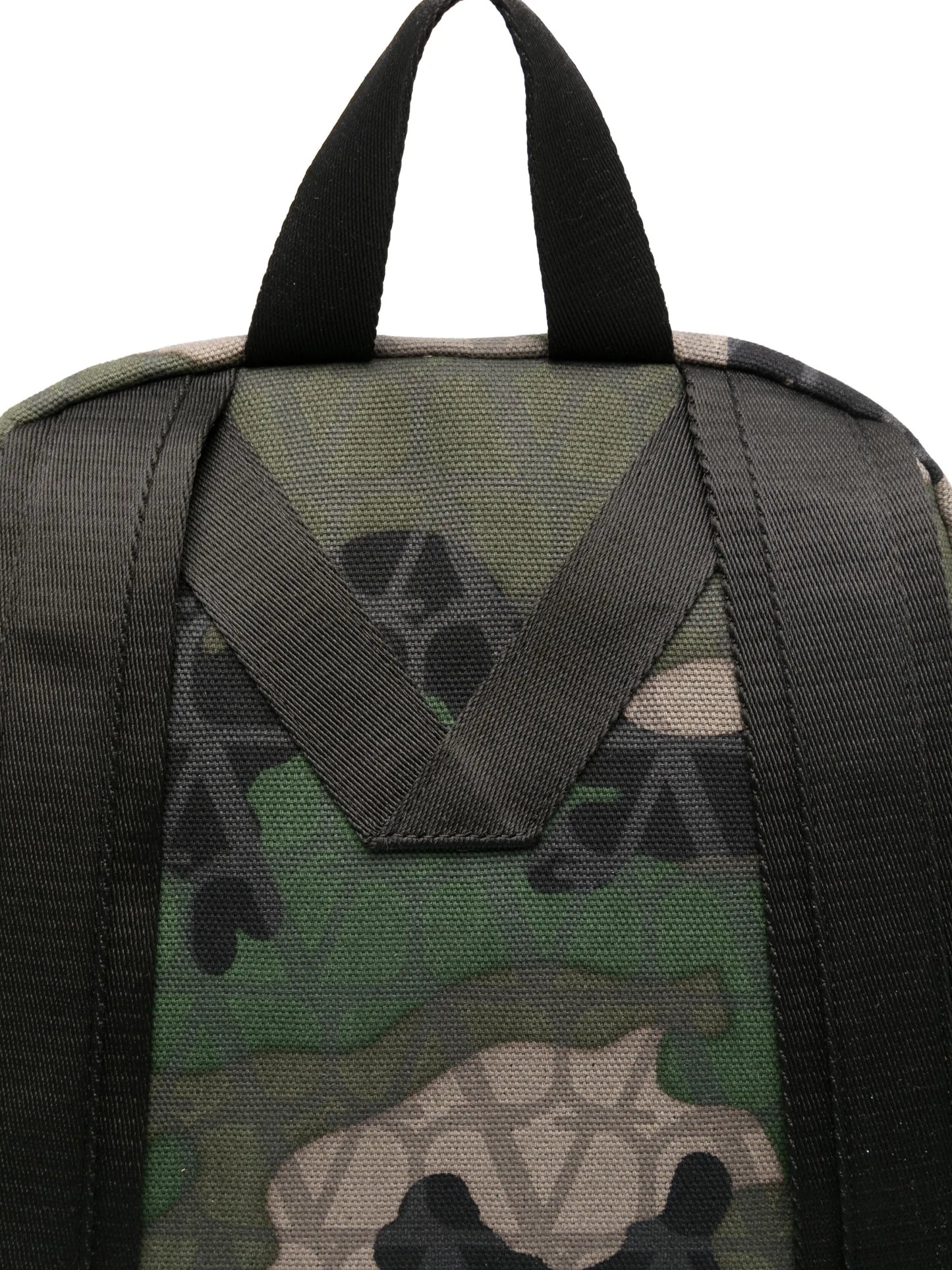 camouflage canvas backpack