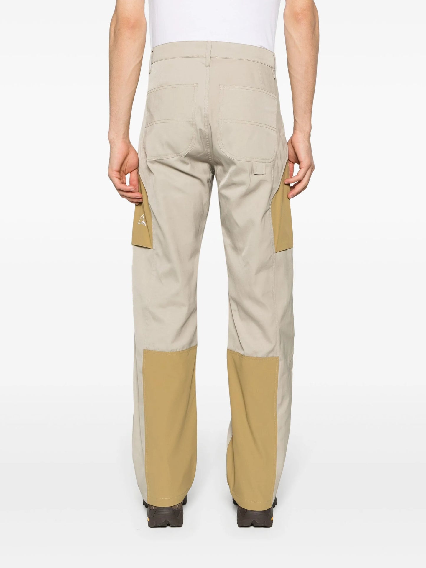 panelled cargo trousers