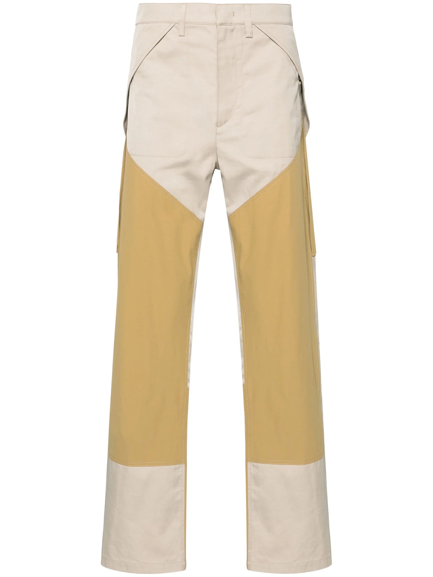 panelled cargo trousers