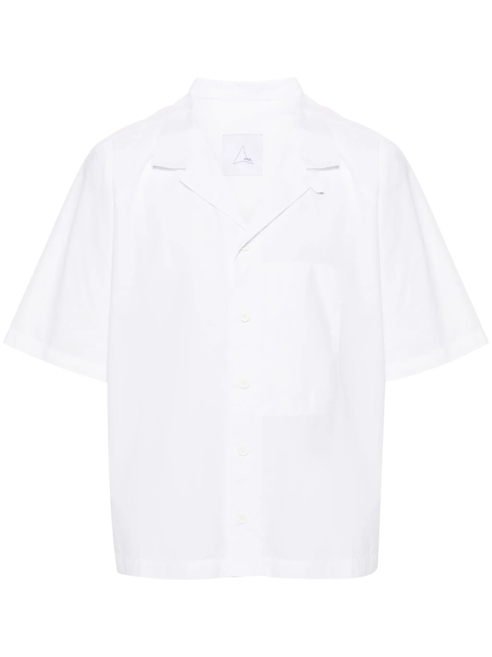 camp-collar short-sleeve shirt