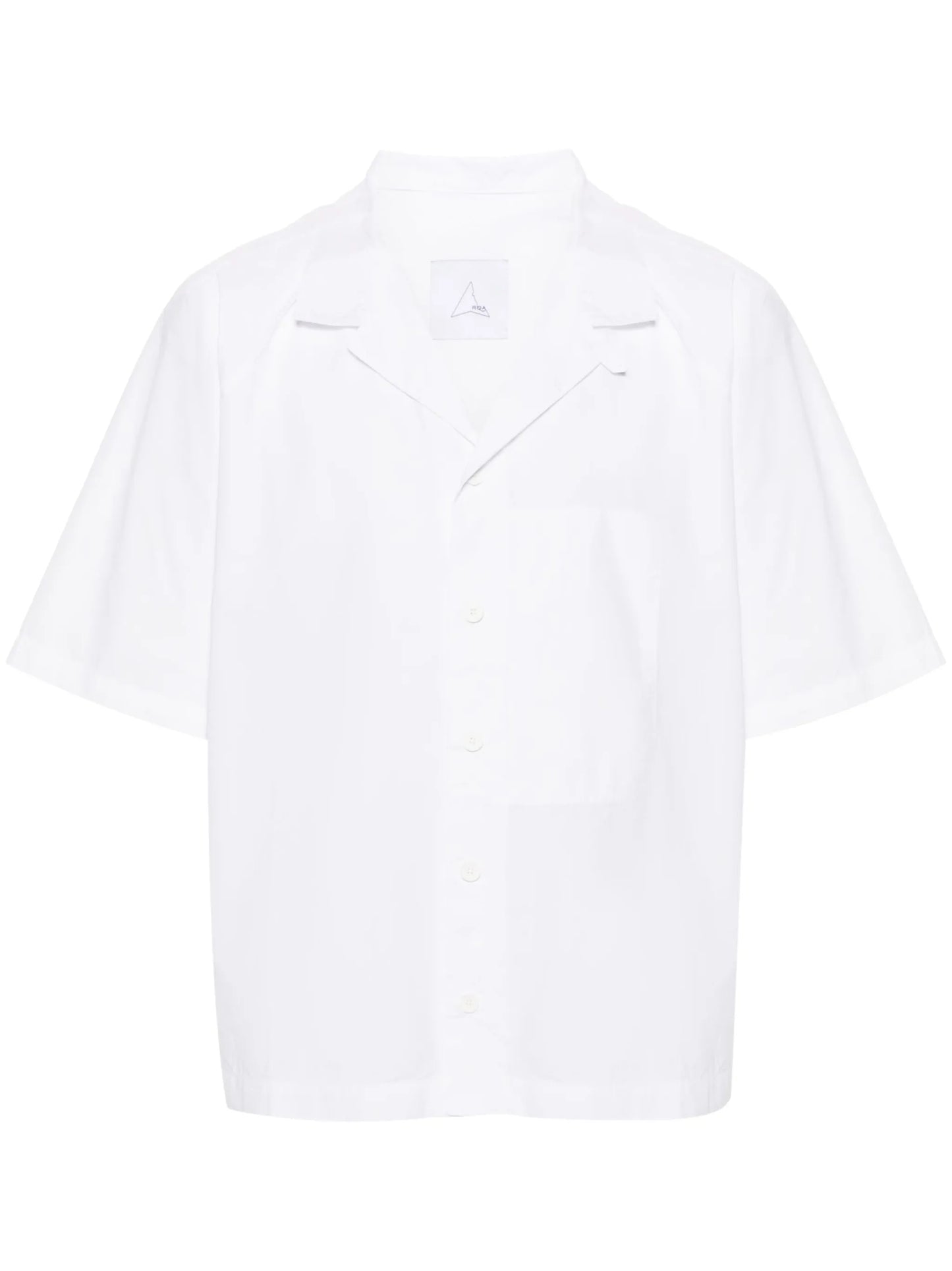 camp-collar short-sleeve shirt