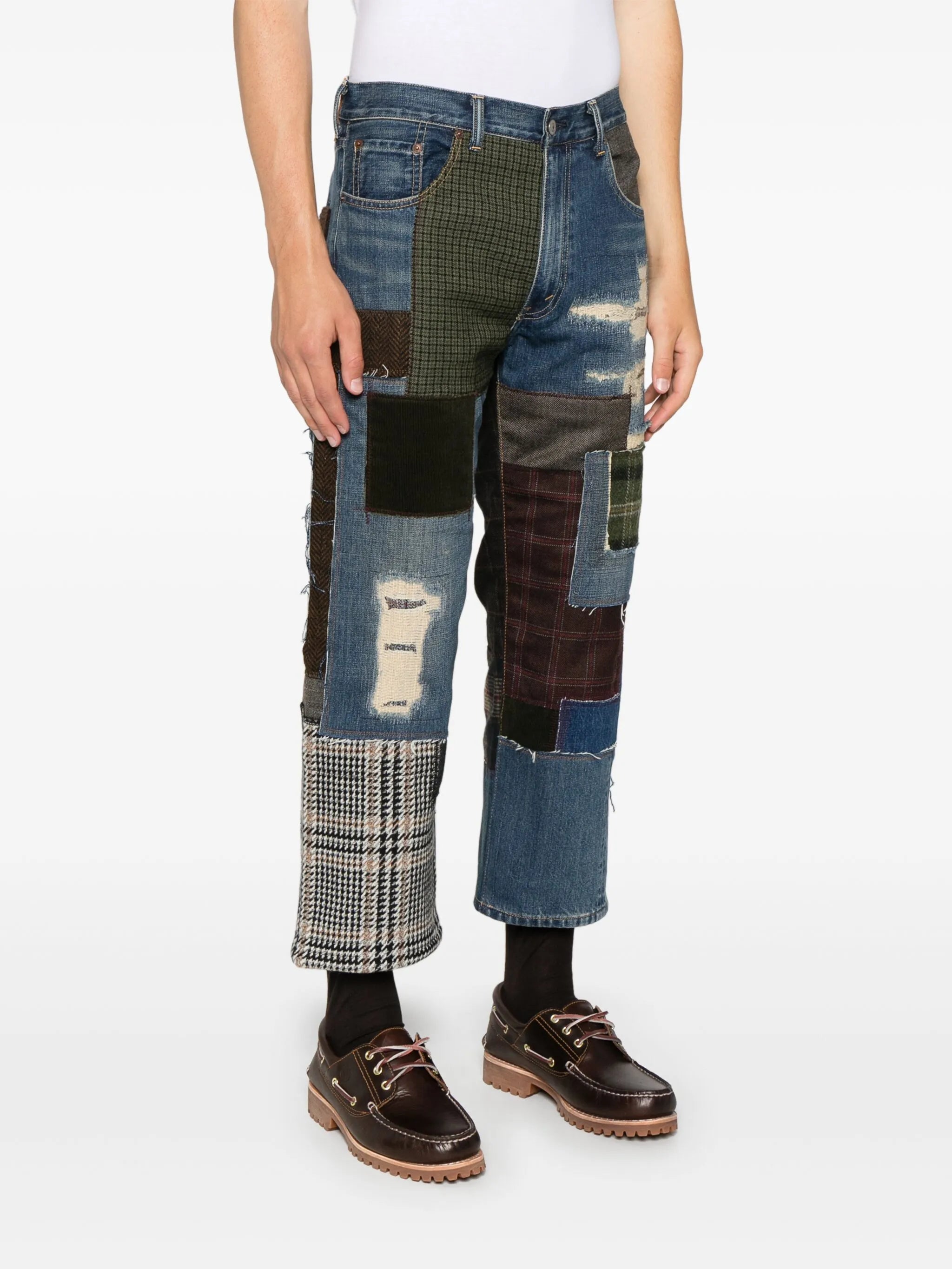 x Levi's® patchwork-design jeans