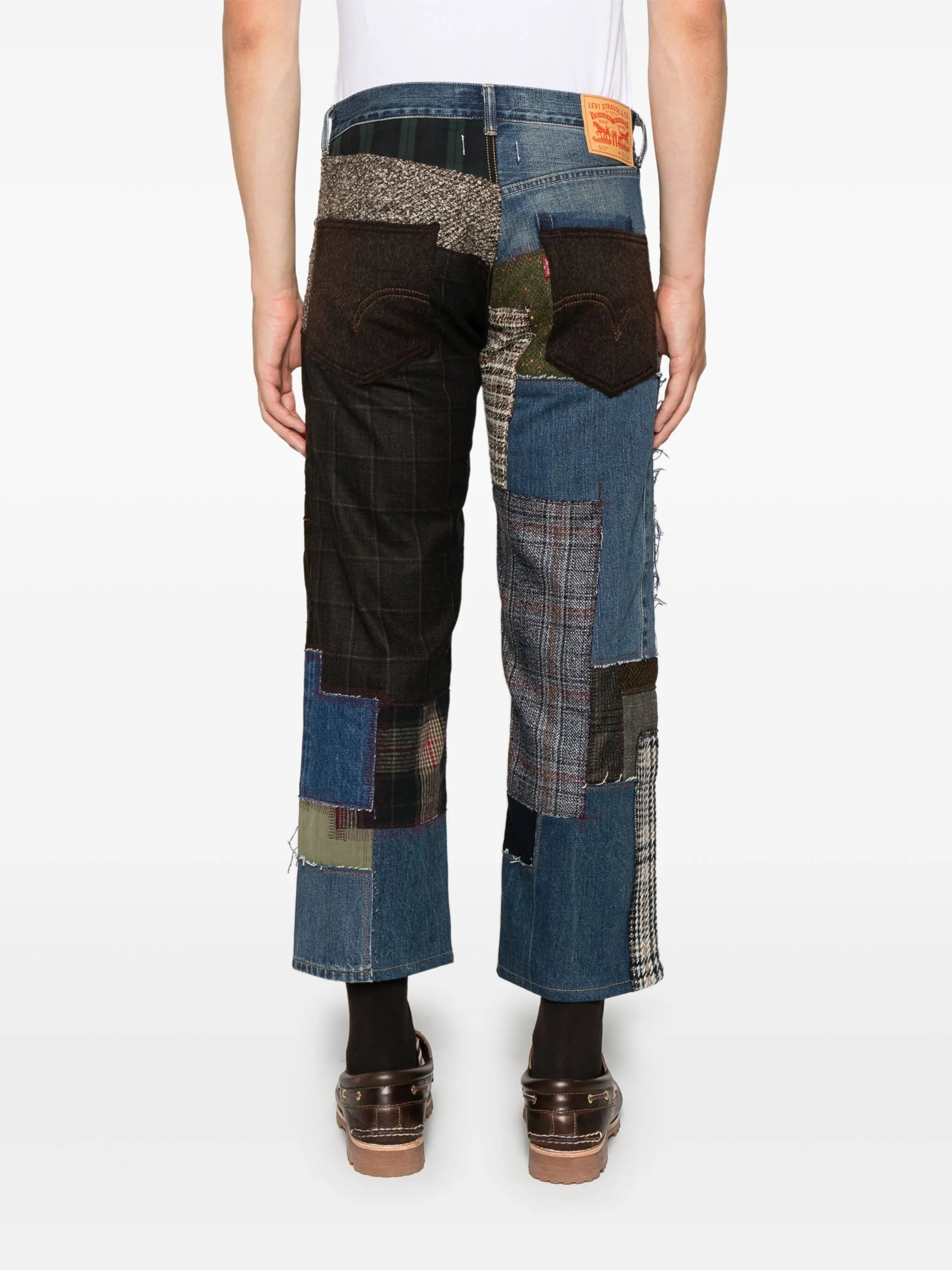 x Levi's® patchwork-design jeans
