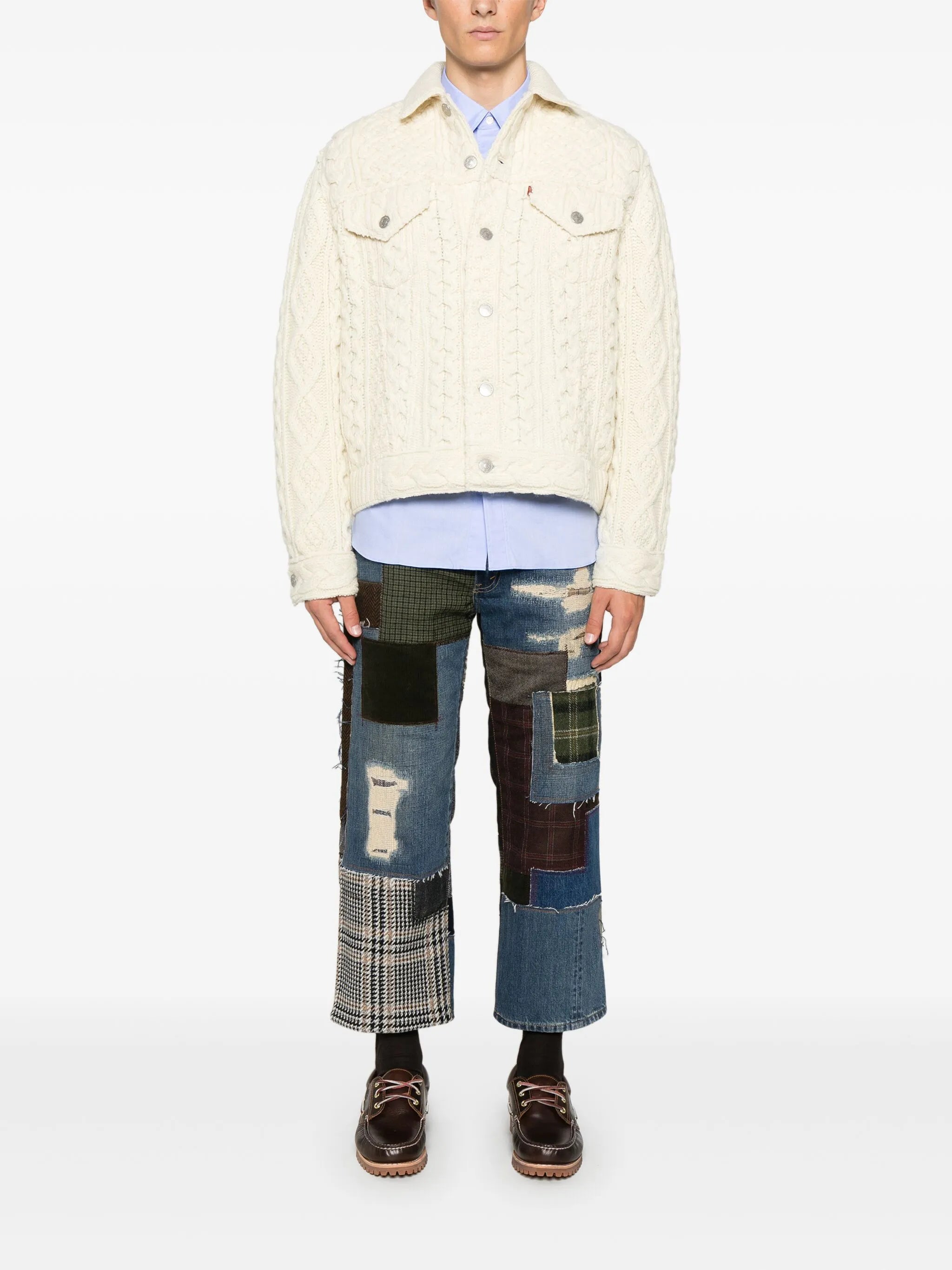 x Levi's® patchwork-design jeans