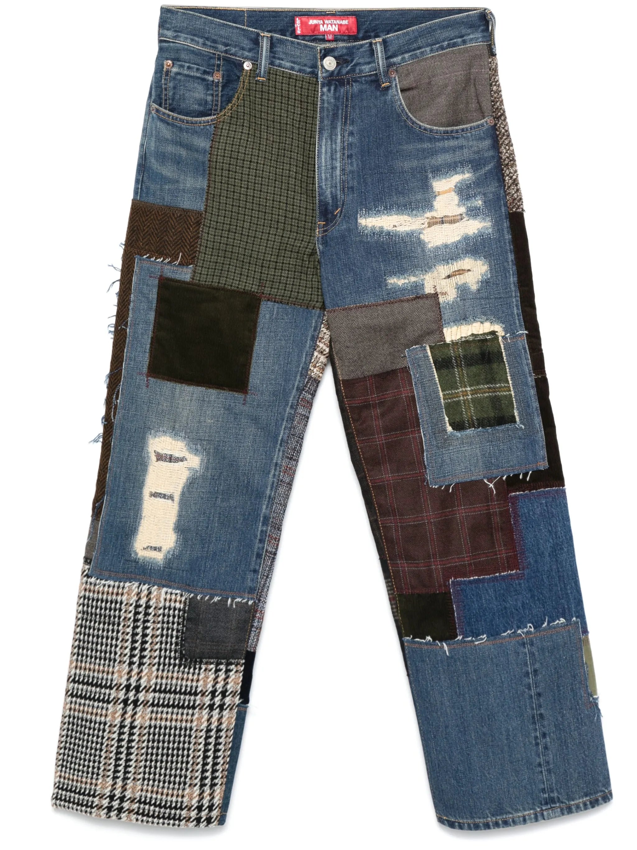 x Levi's® patchwork-design jeans