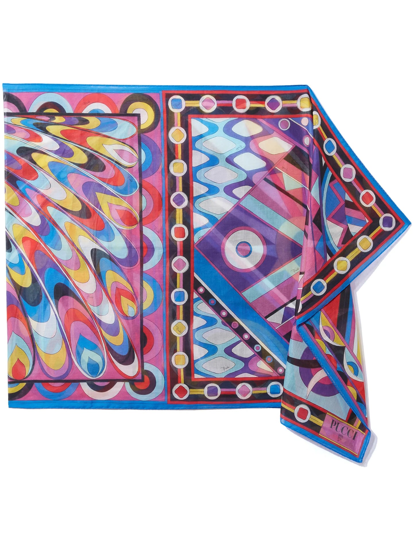 Vivara-print cotton cover-up