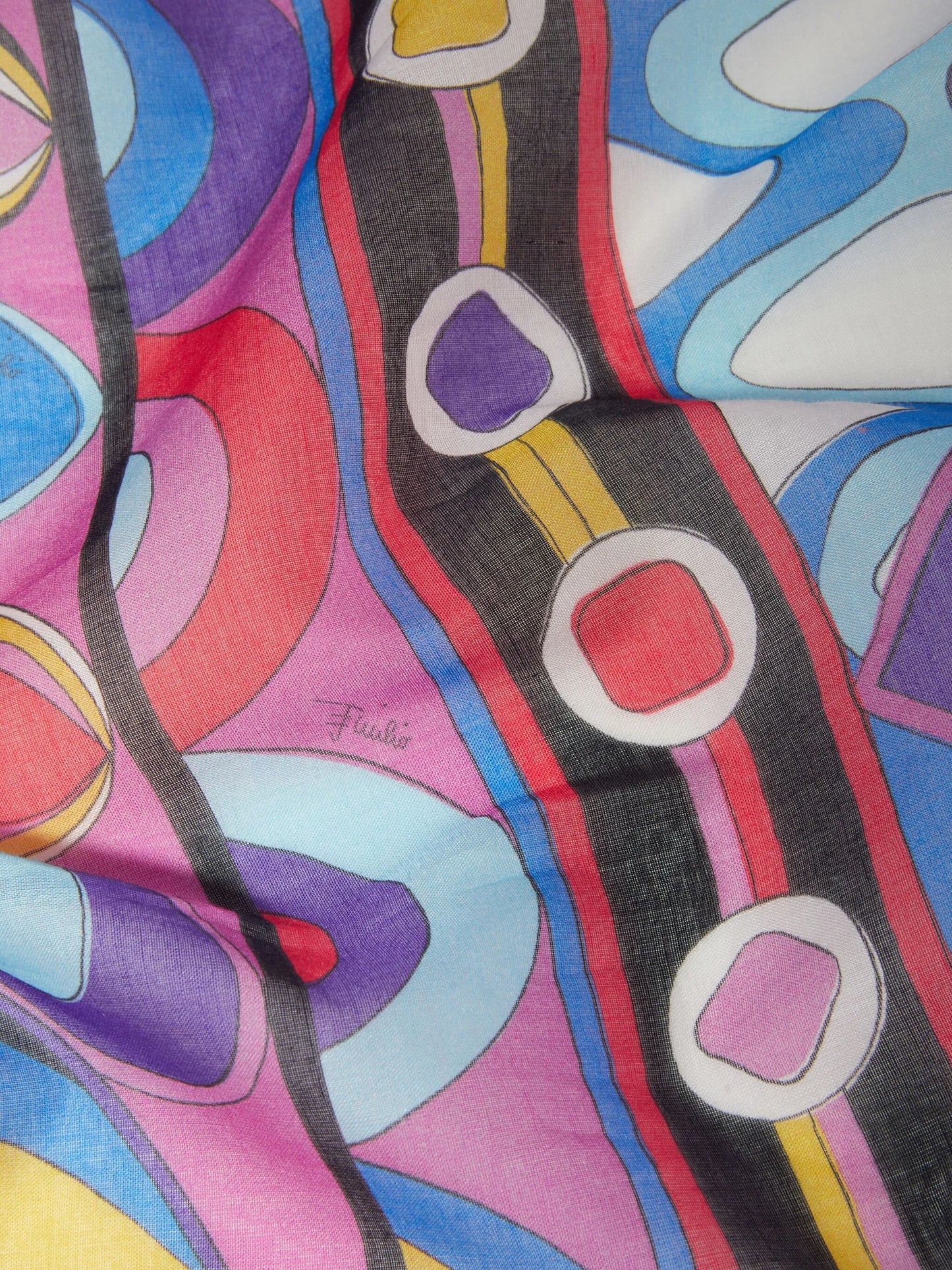 Vivara-print cotton cover-up