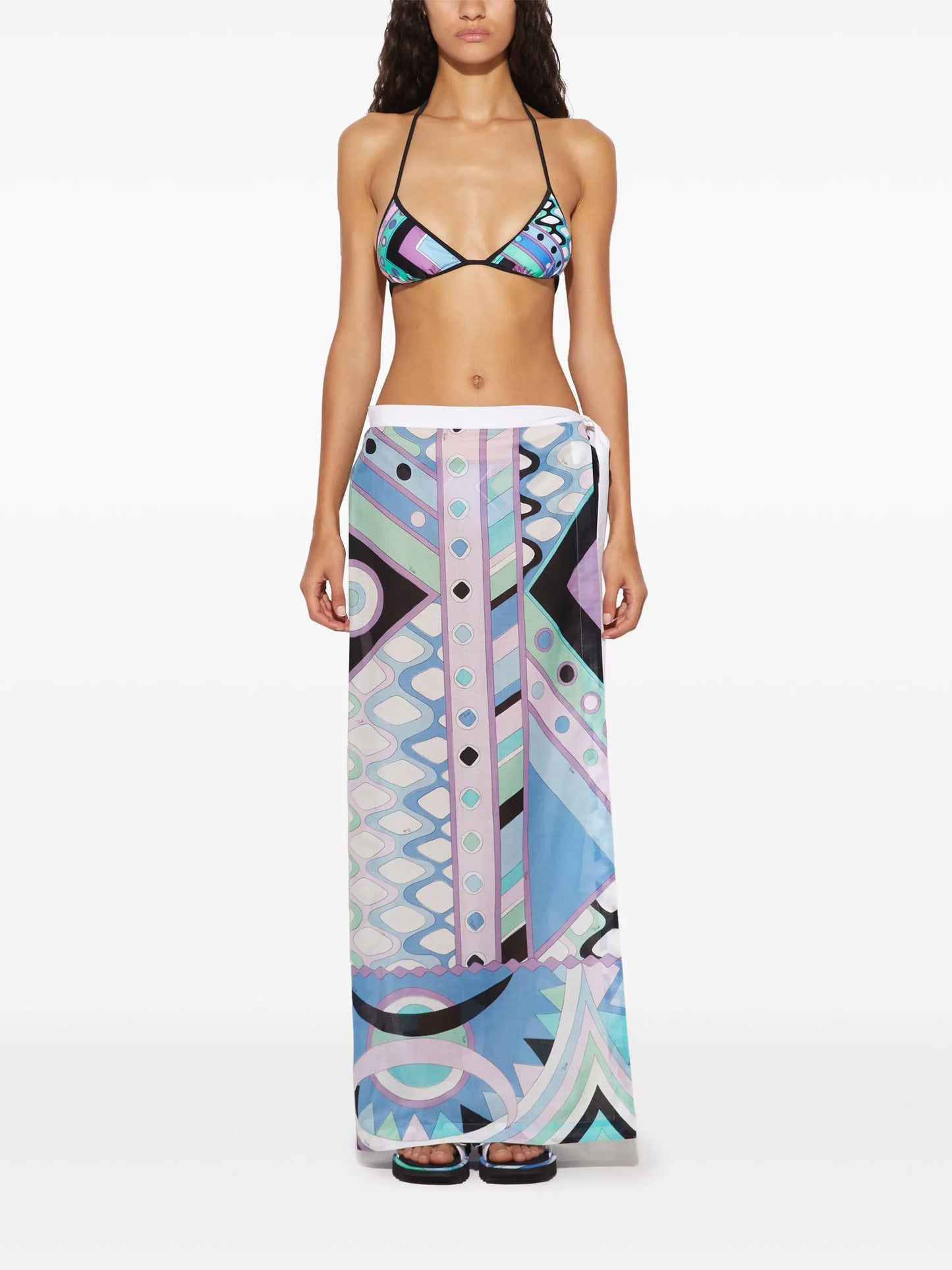 Vivara-print bikini top