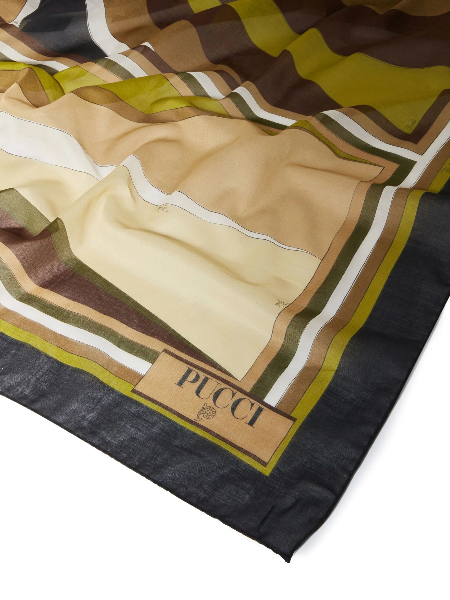 Cigni-print cotton cover-up