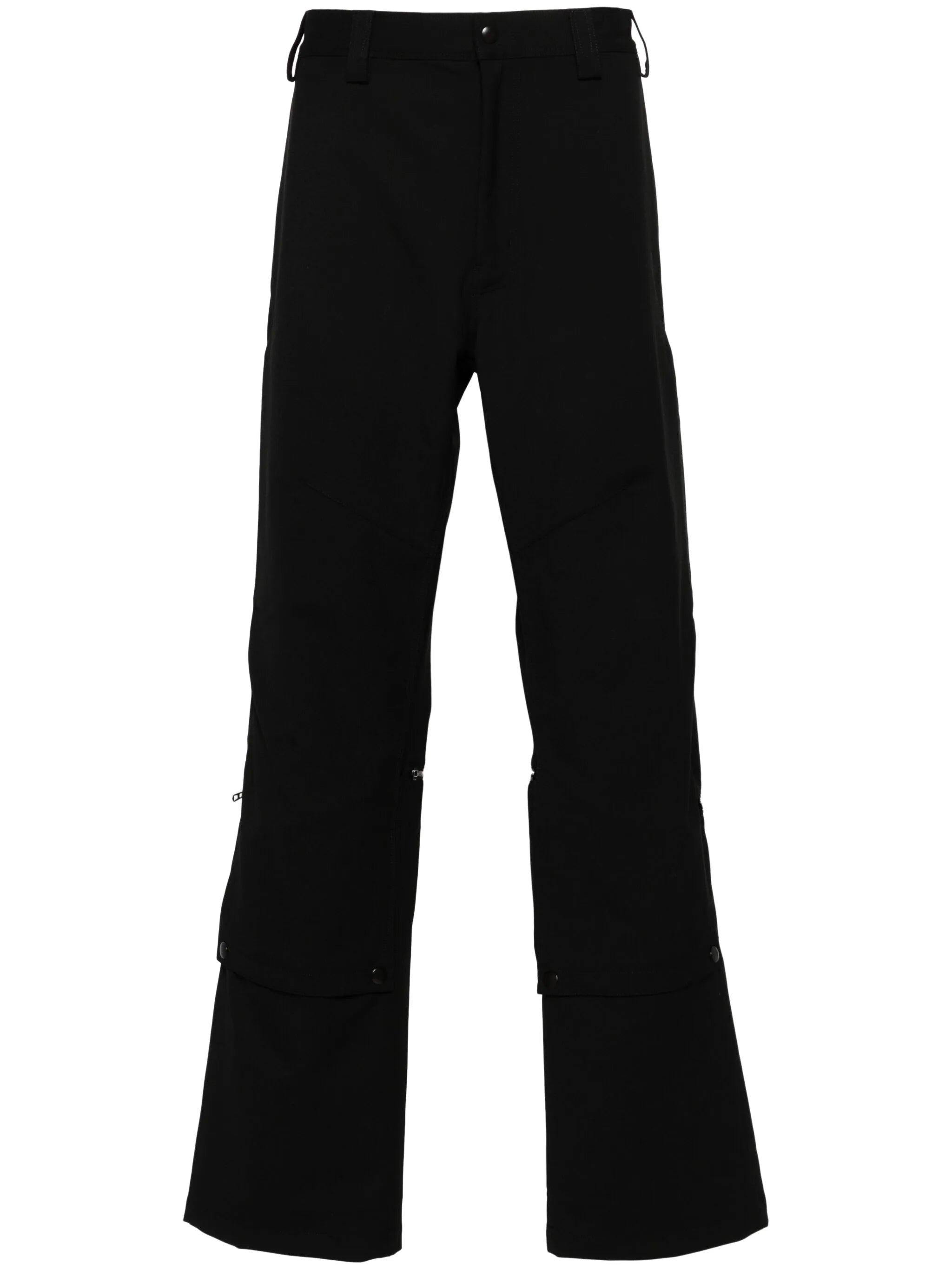 Utility straight-leg trousers