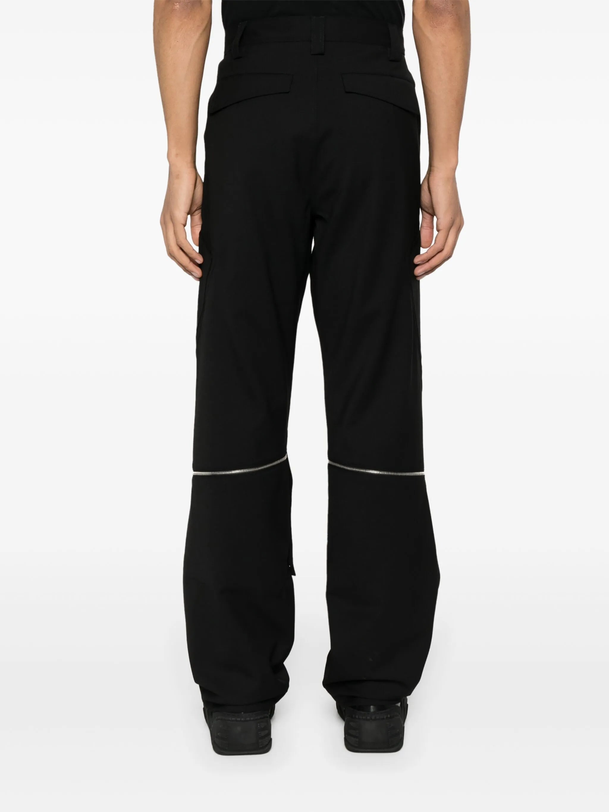 Utility straight-leg trousers
