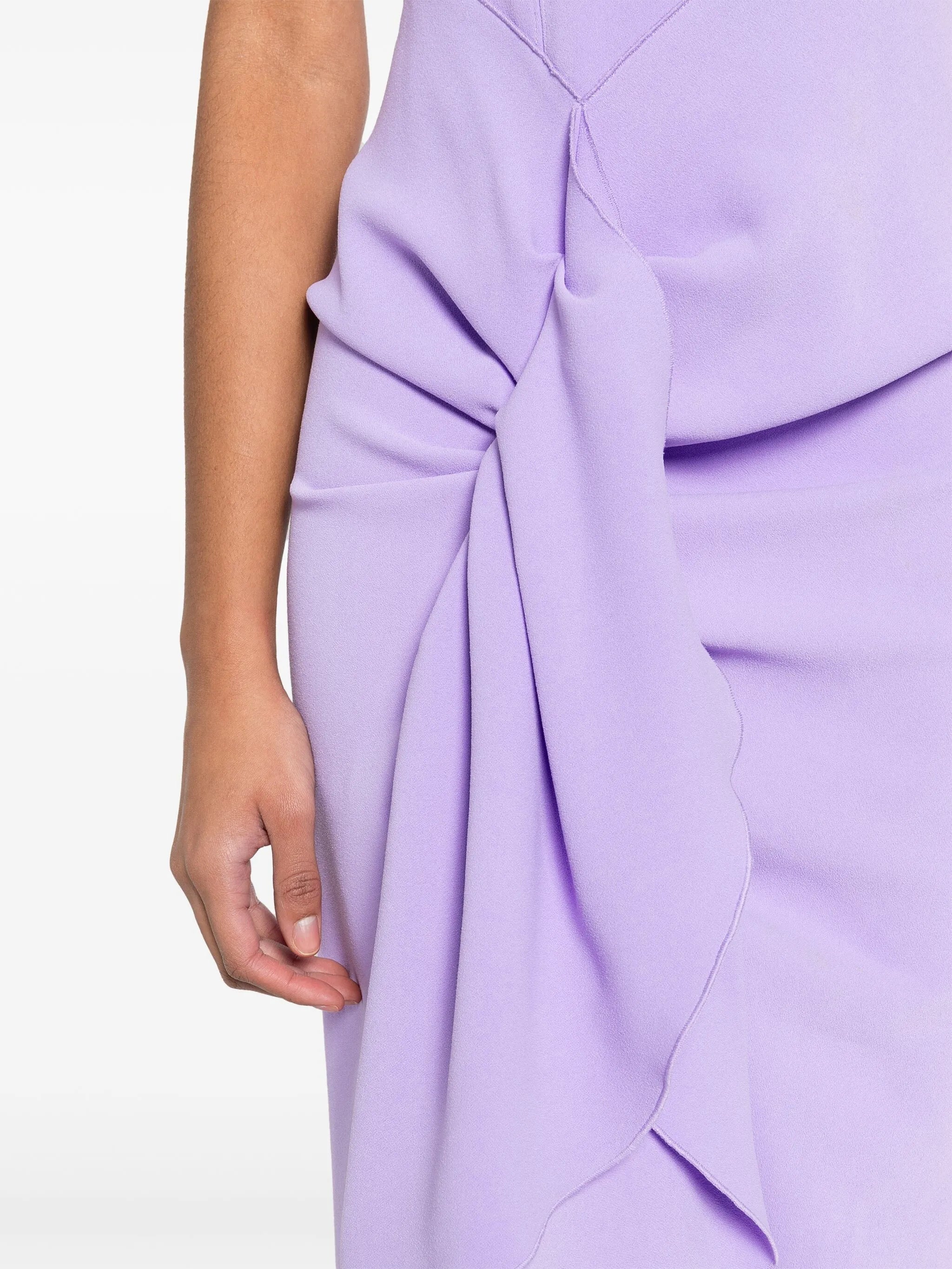 Thalia crepe maxi dress