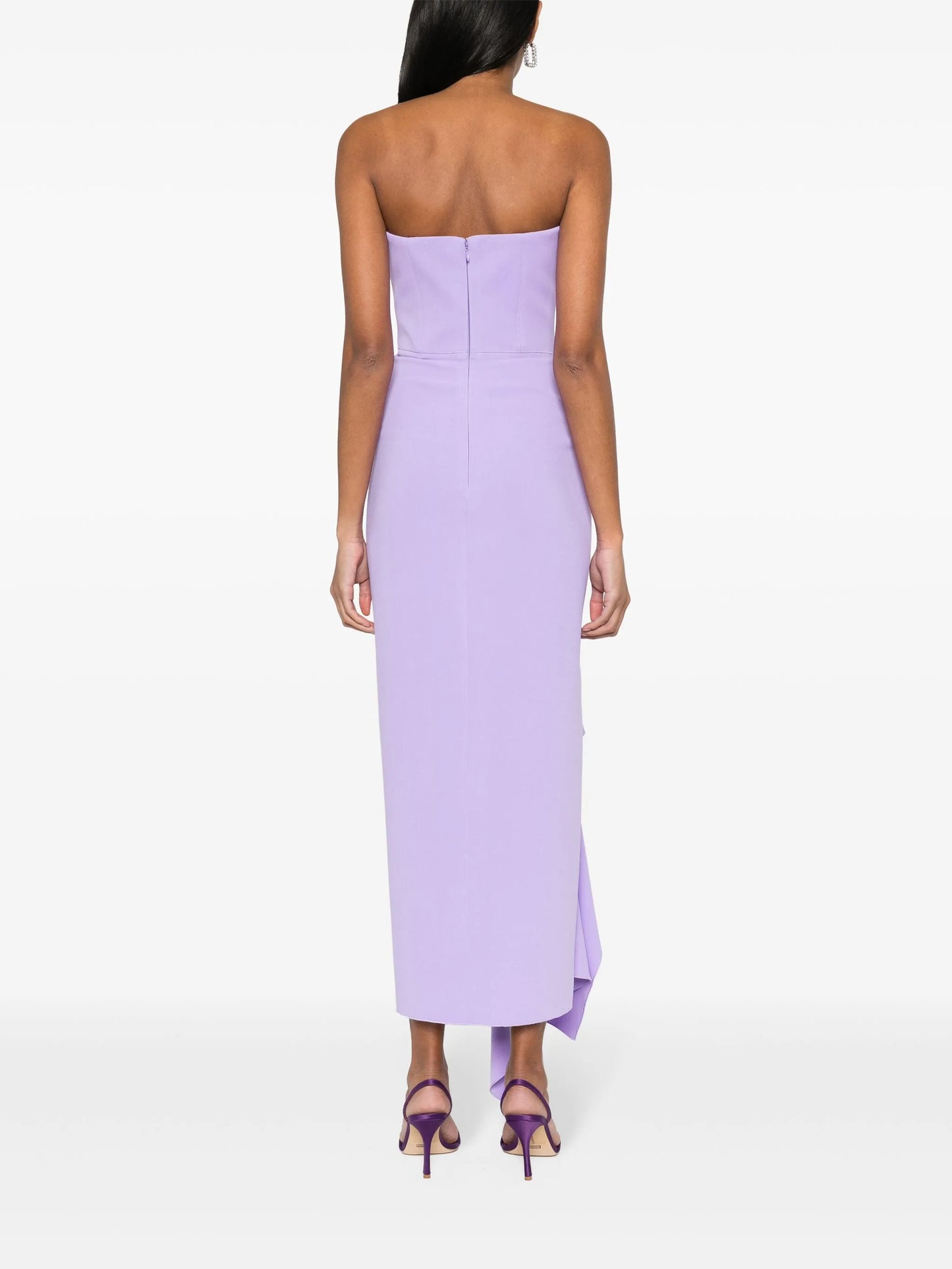 Thalia crepe maxi dress