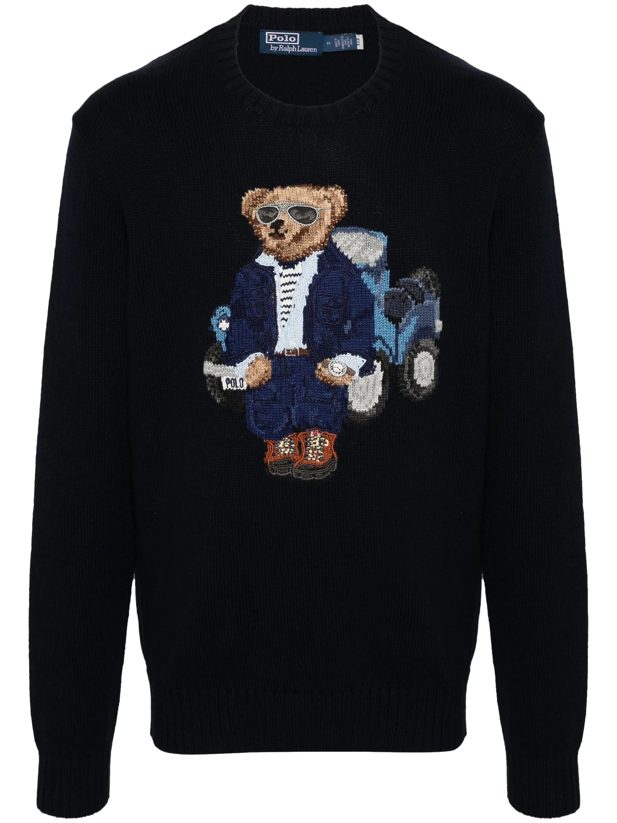 Polo-Bear cotton jumper