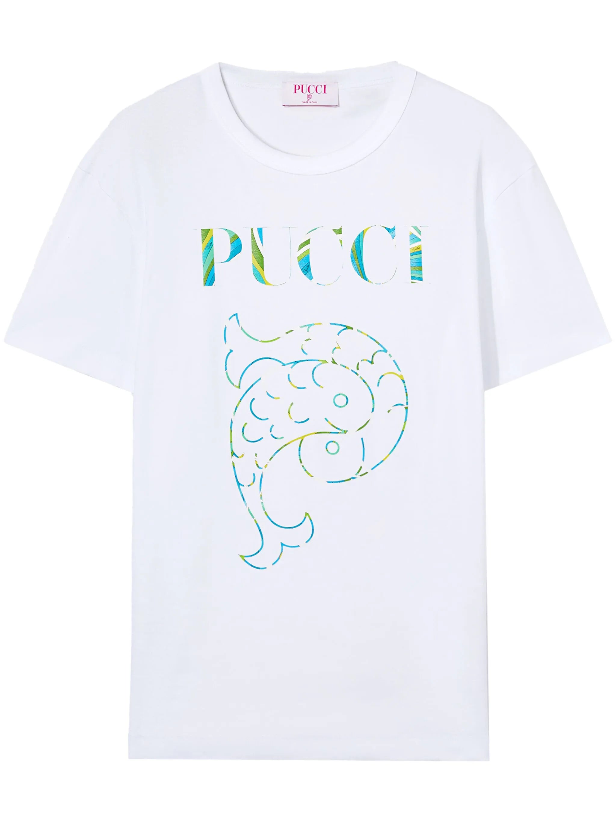 logo-print cotton T-shirt