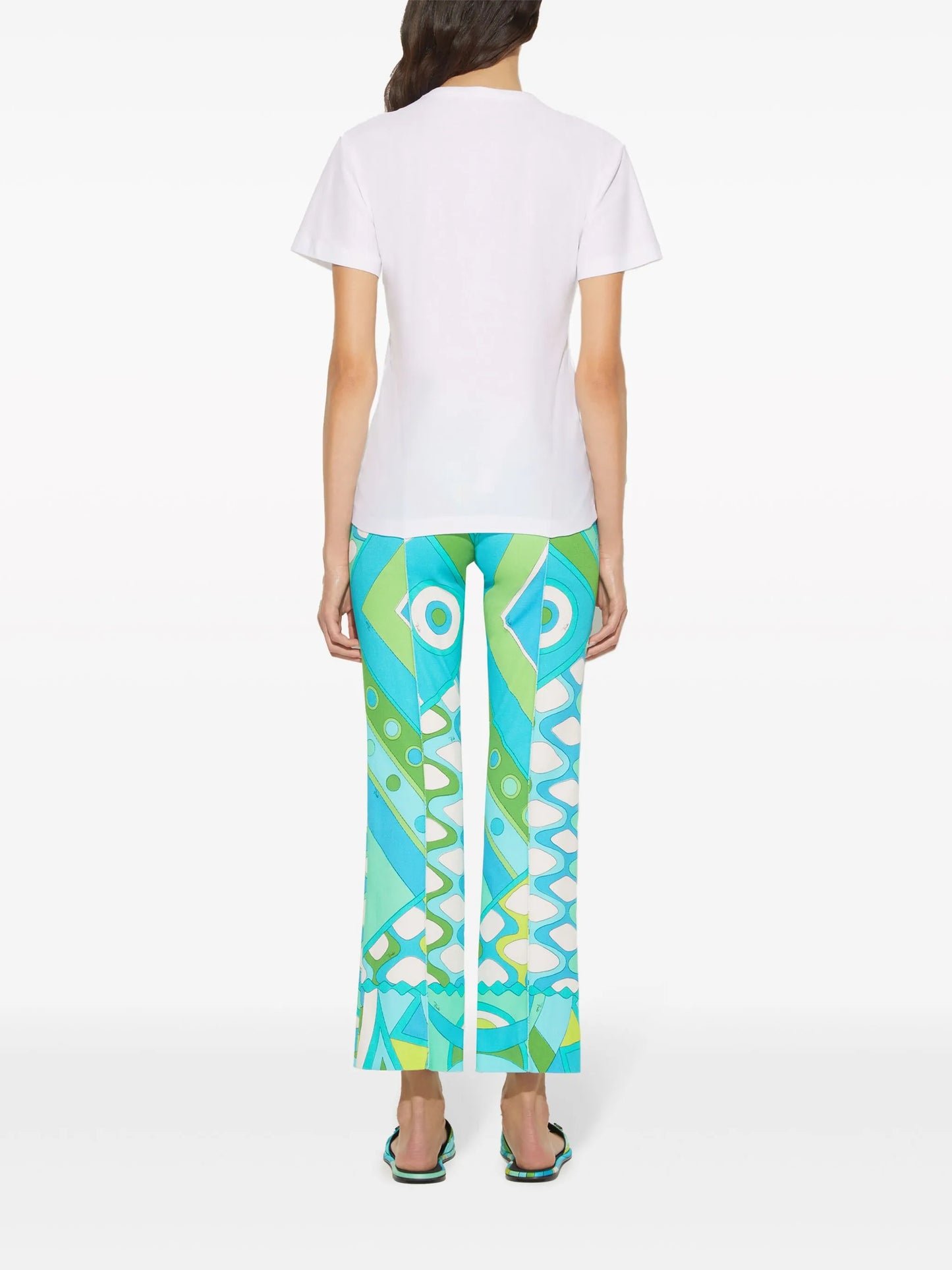 logo-print cotton T-shirt