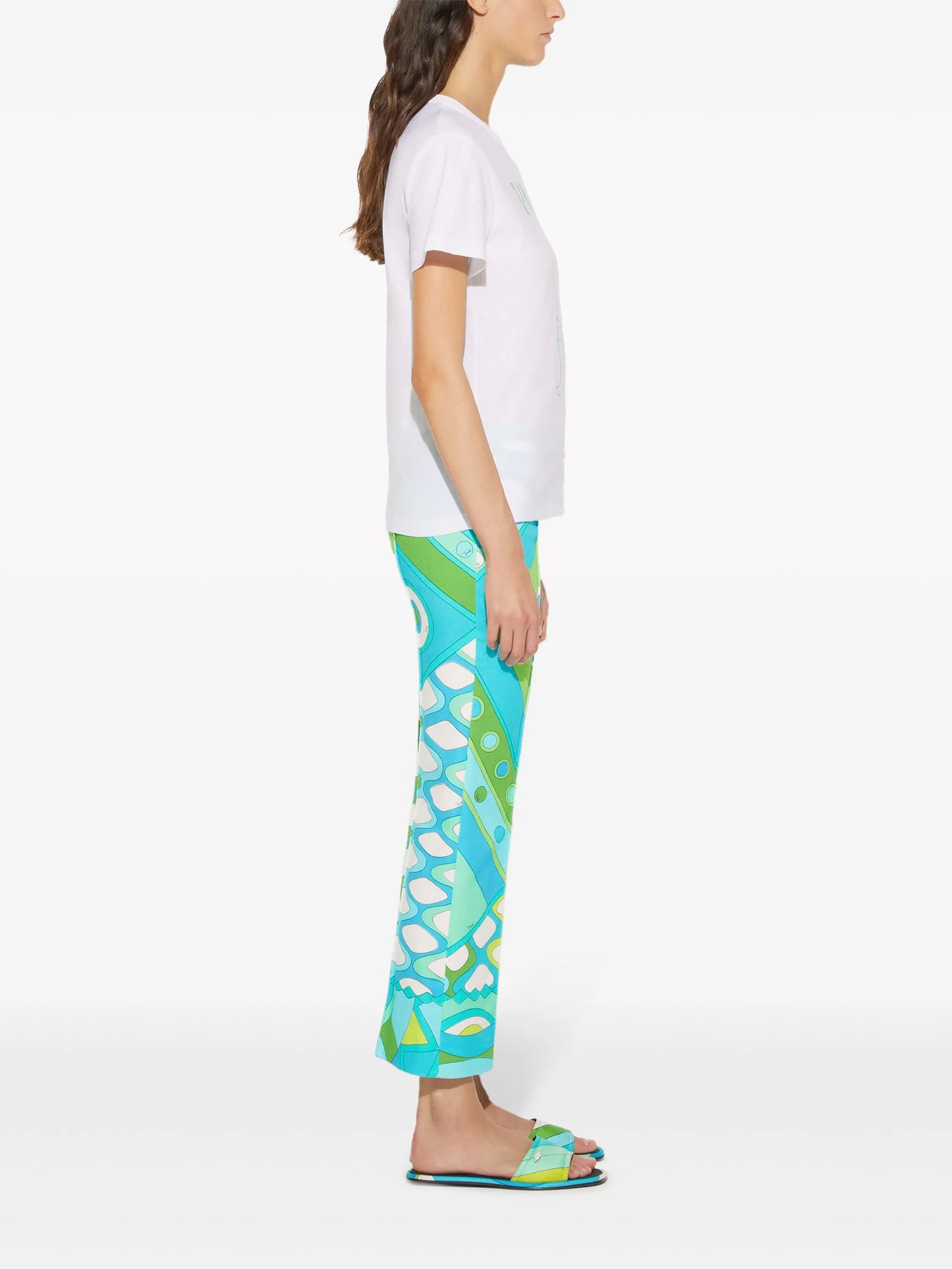 logo-print cotton T-shirt
