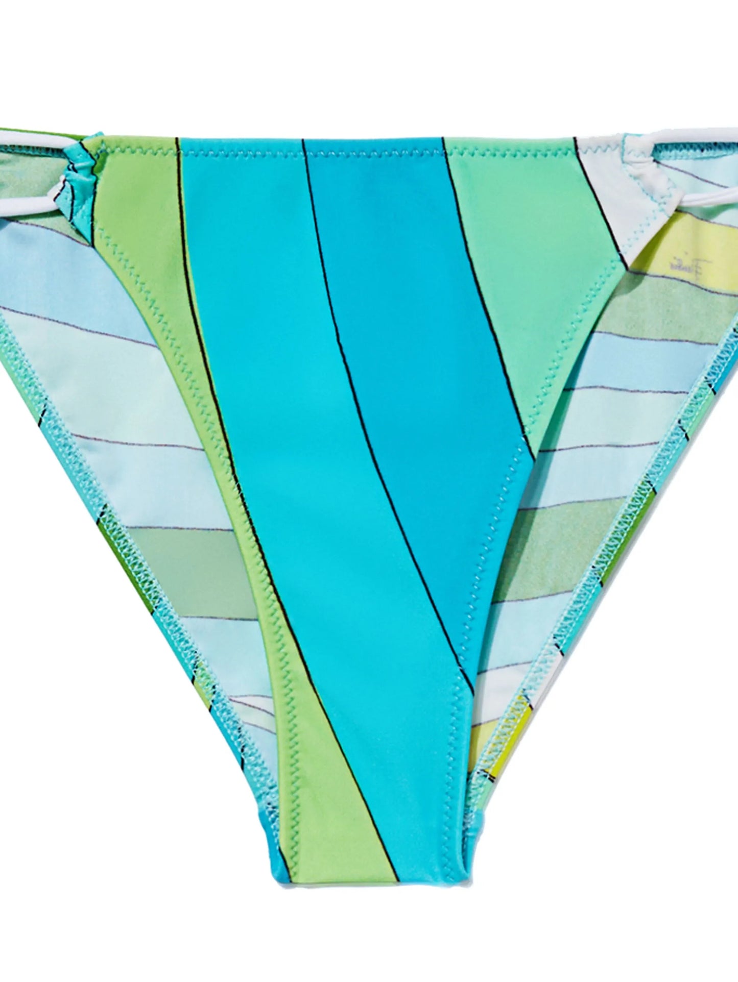 Iride-print bikini bottoms