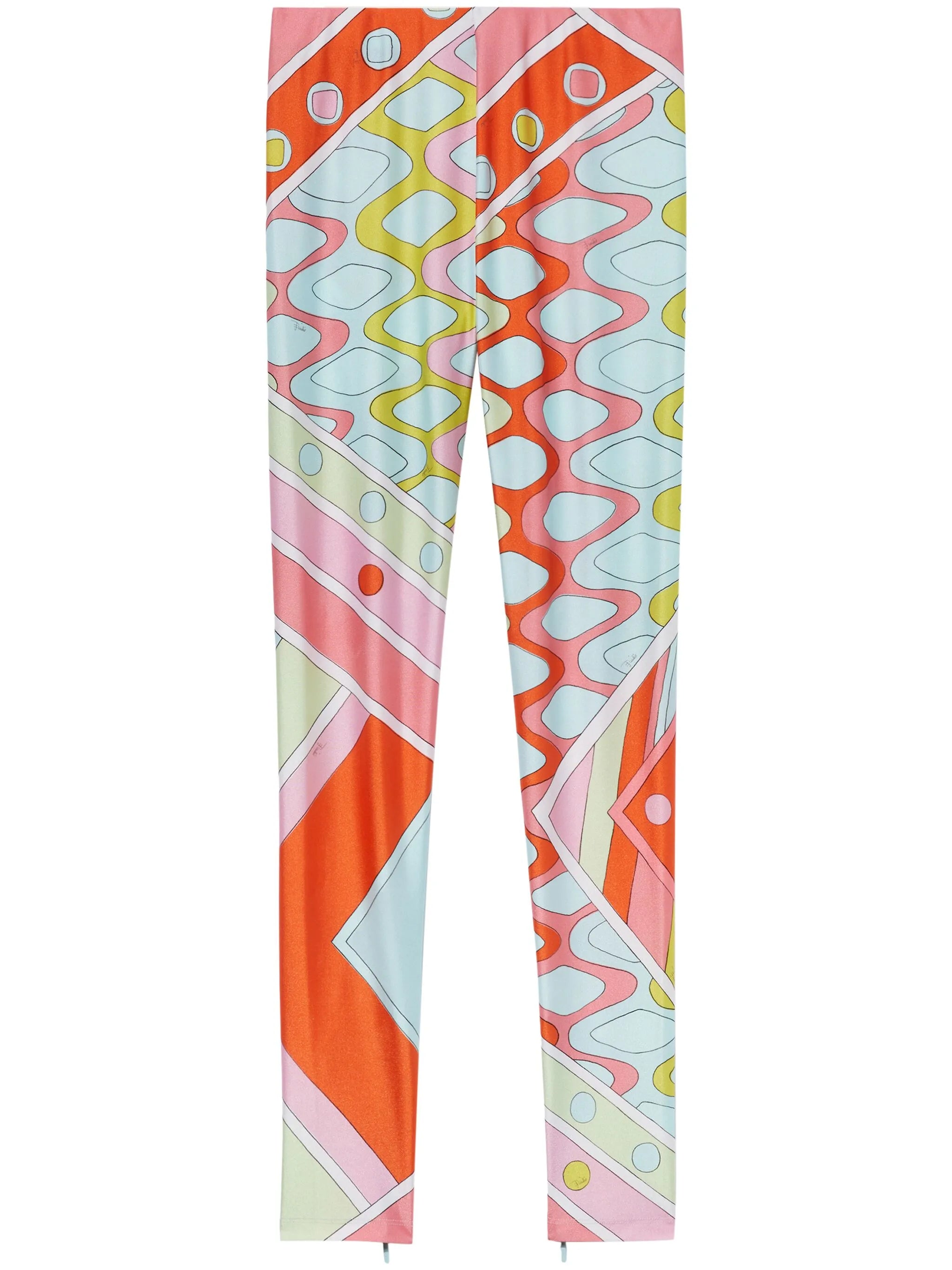 abstract-print leggings